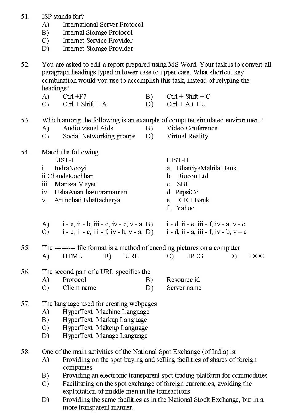 Kerala SET General Knowledge Exam 2014 Question Code 14236 7