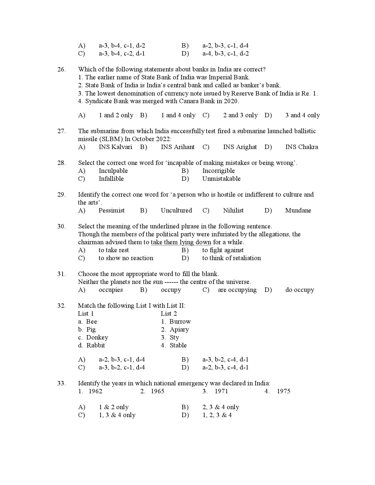 Kerala SET General Paper Exam Question Paper January 2023 4