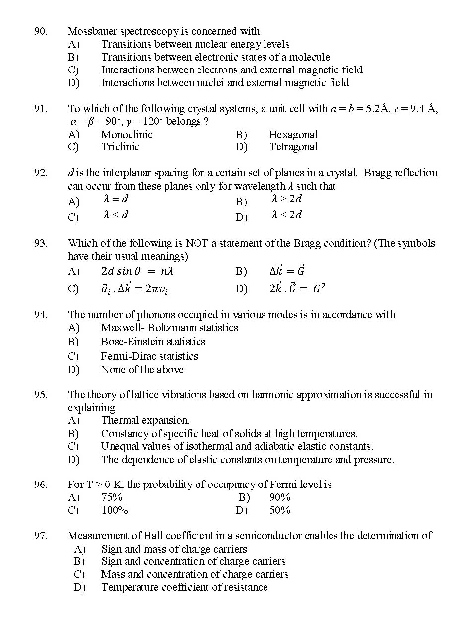 Kerala SET Physics Exam 2015 Question Code 15624 13