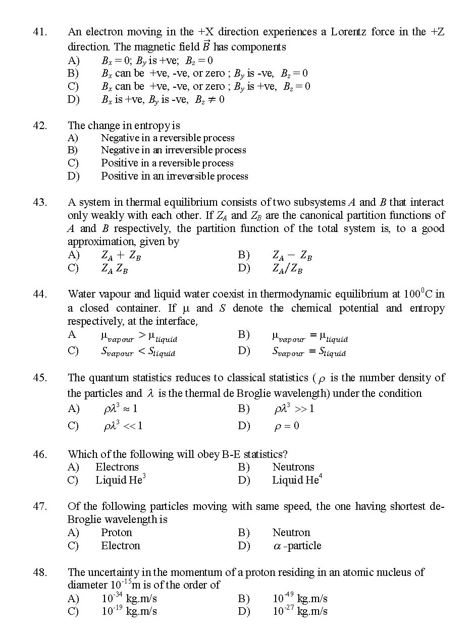 Kerala SET Physics Exam 2015 Question Code 15624 6