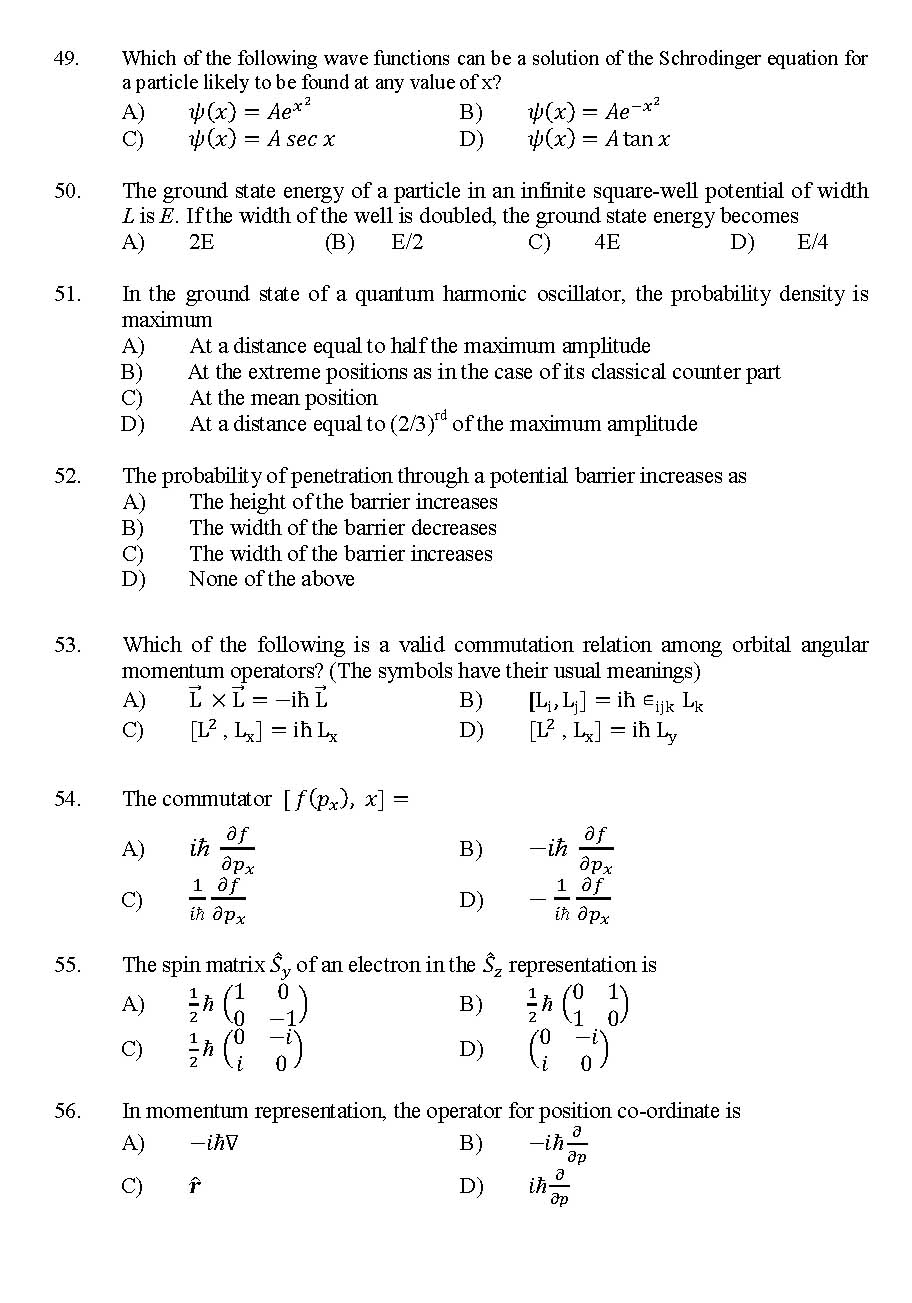 Kerala SET Physics Exam 2015 Question Code 15624 7