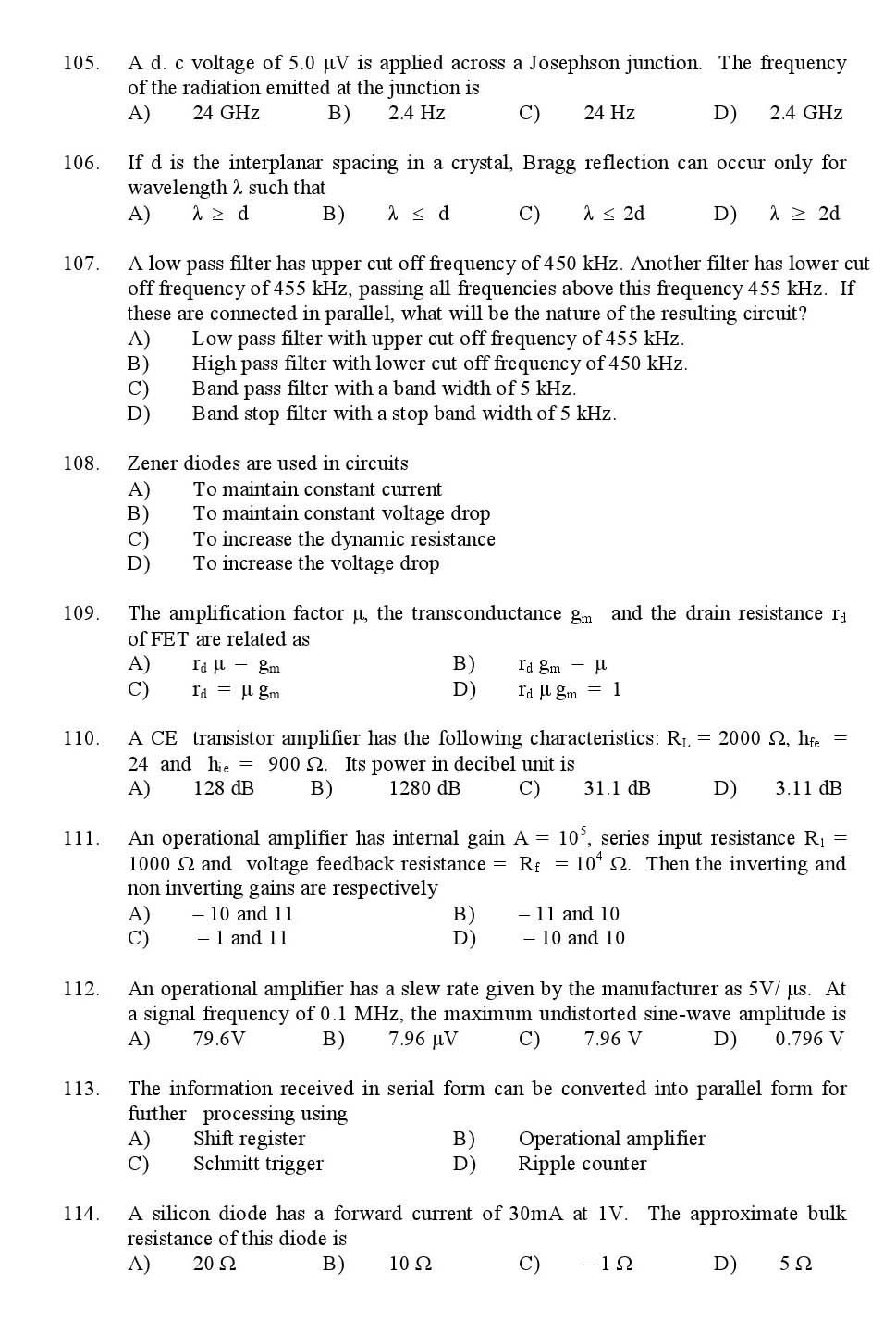 Kerala SET Physics Exam 2016 Question Code 16624 A 13