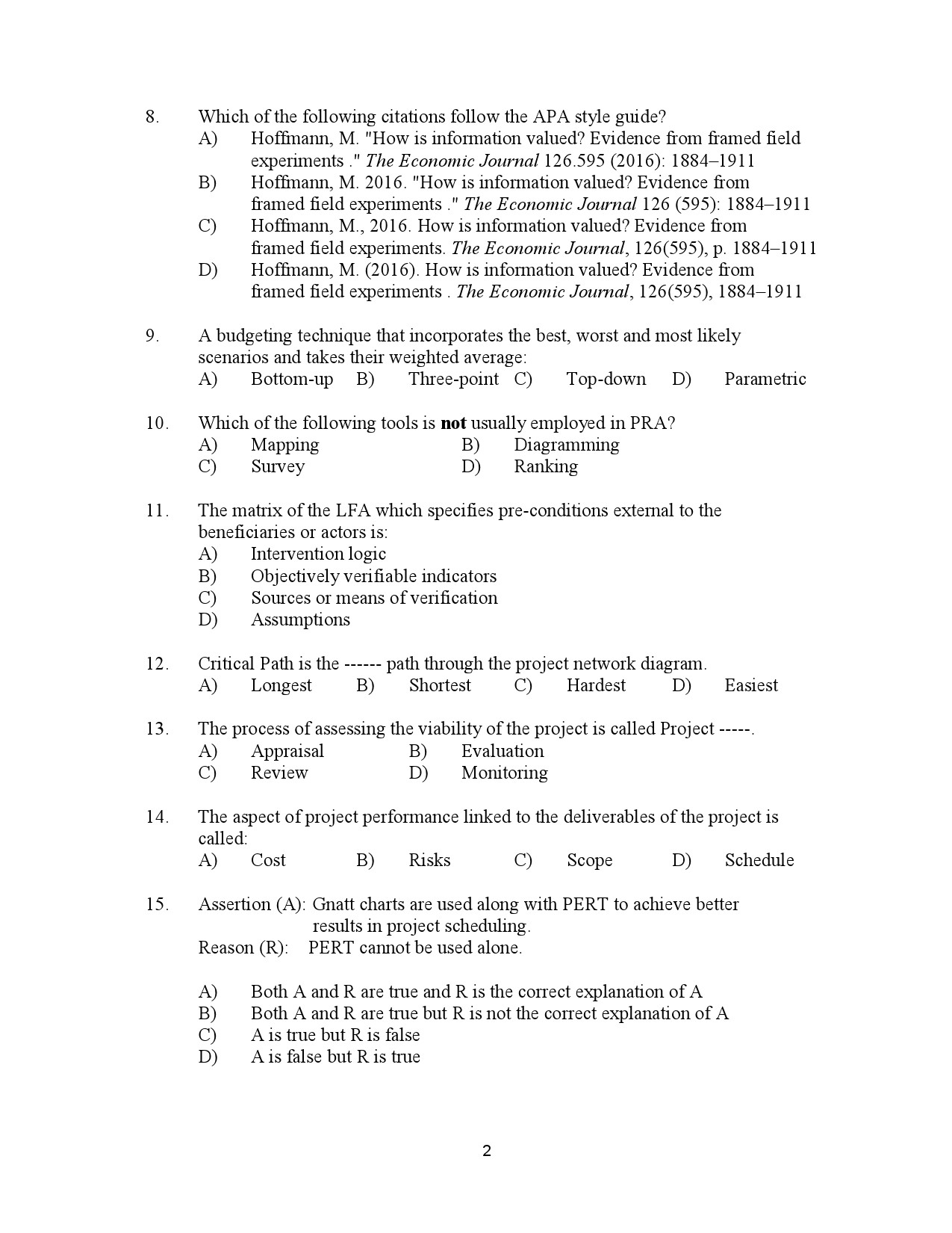 Kerala SET Social Work Exam Question Paper July 2023 2