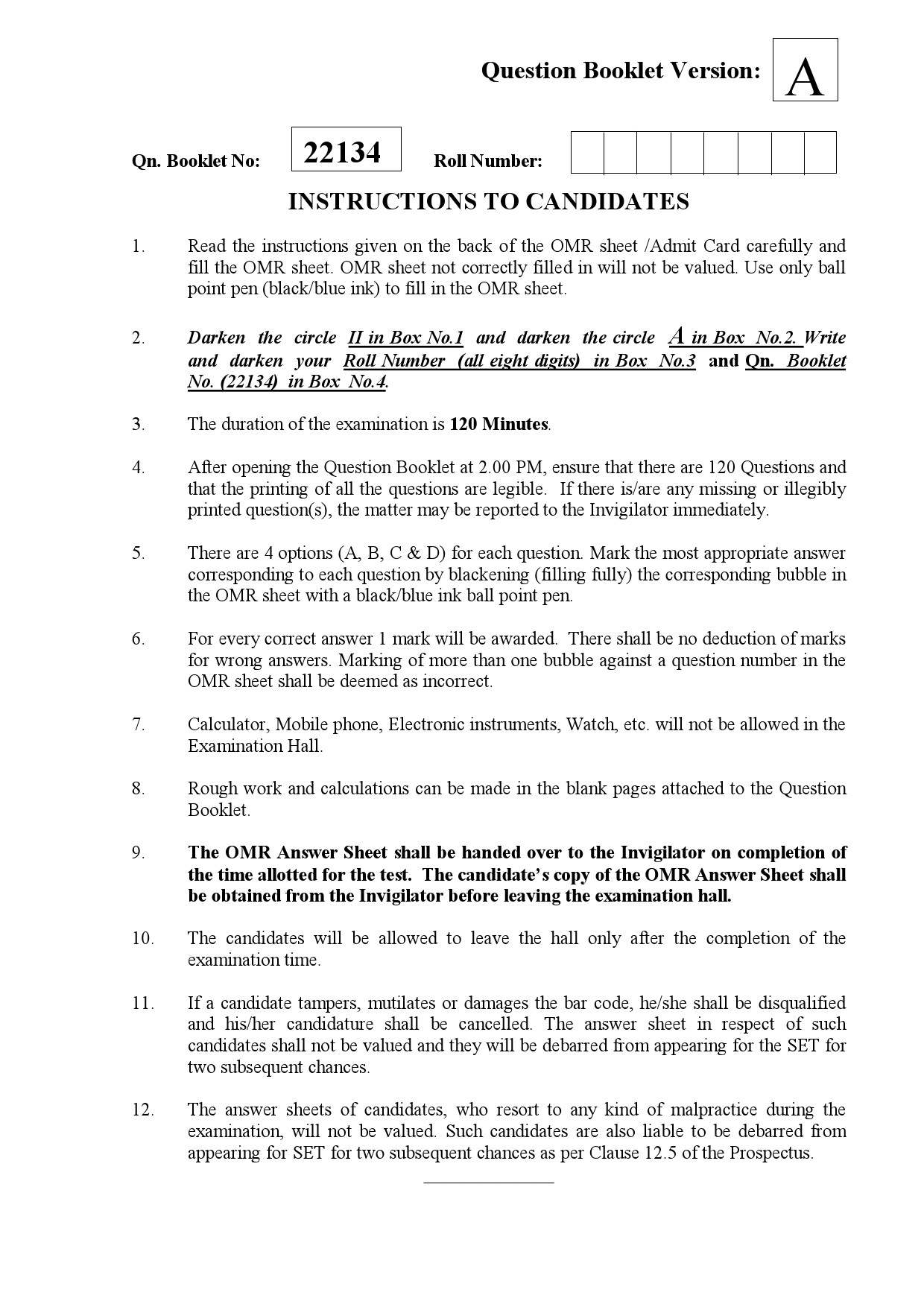 Kerala SET Urdu Exam Question Paper January 2022 1