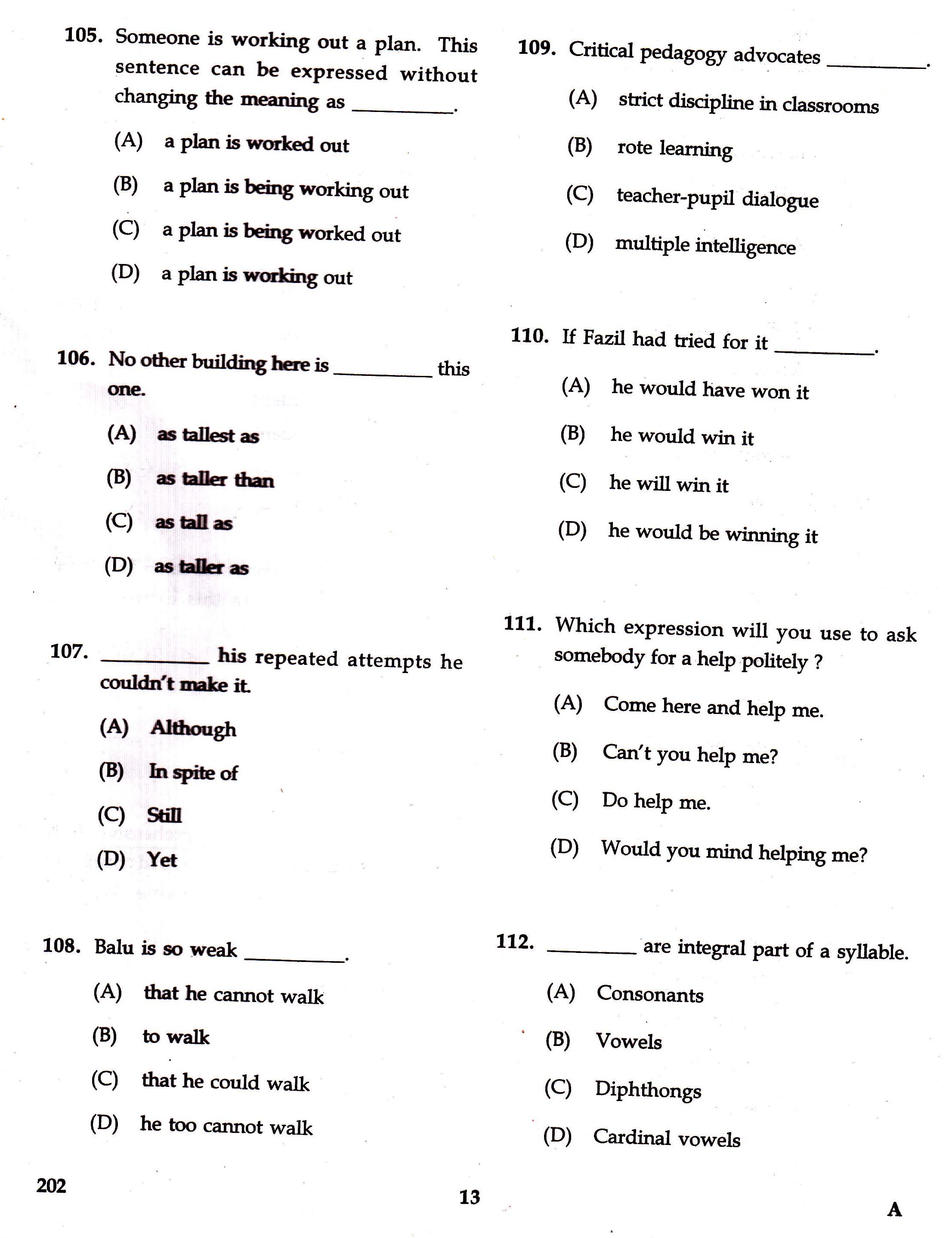 ktet-category-ii-part-2-english-question-paper-with-answers-august-2017