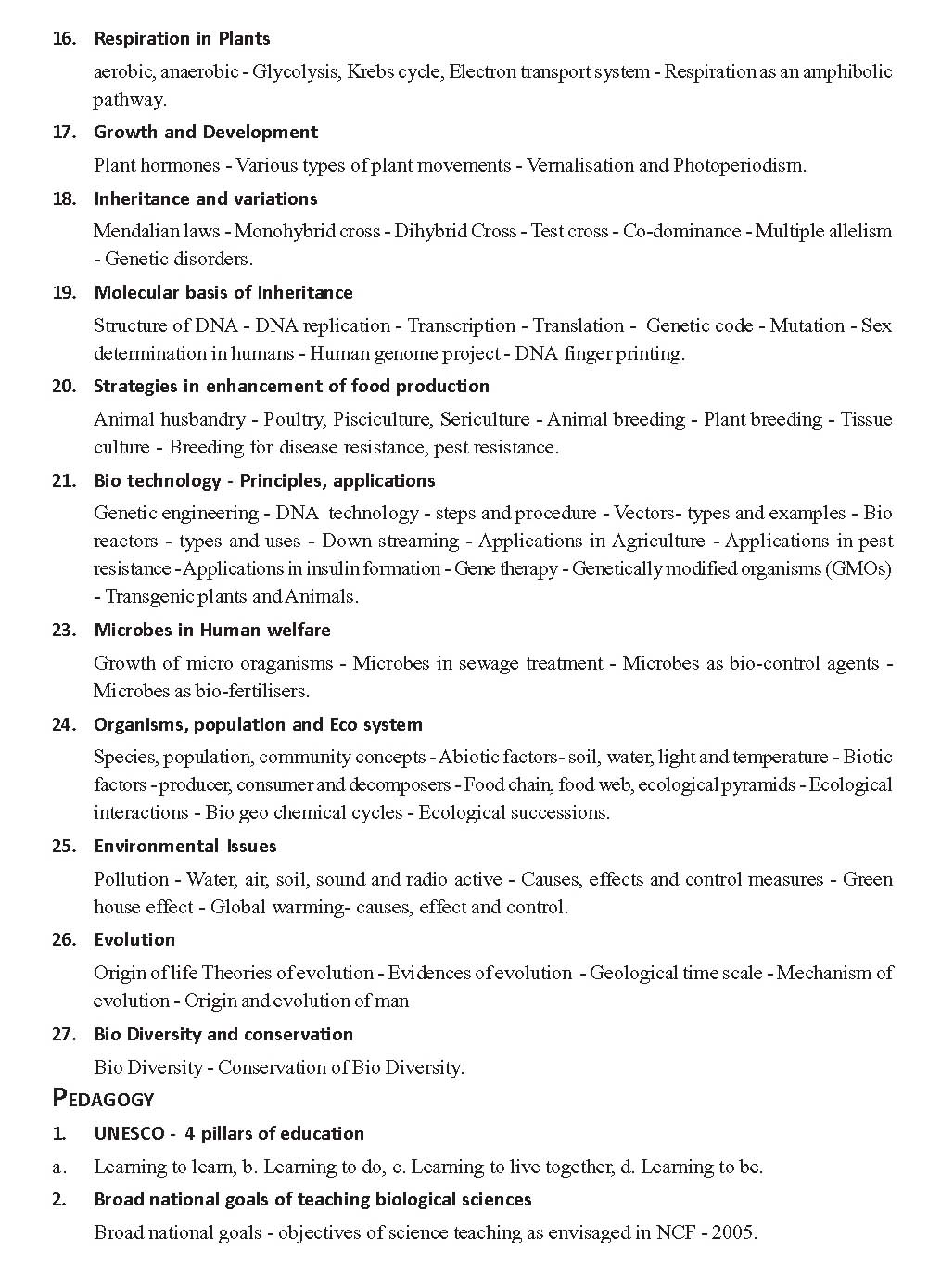 KTET Exam Syllabus for Category III Paper III Examination of The Year 2012 19