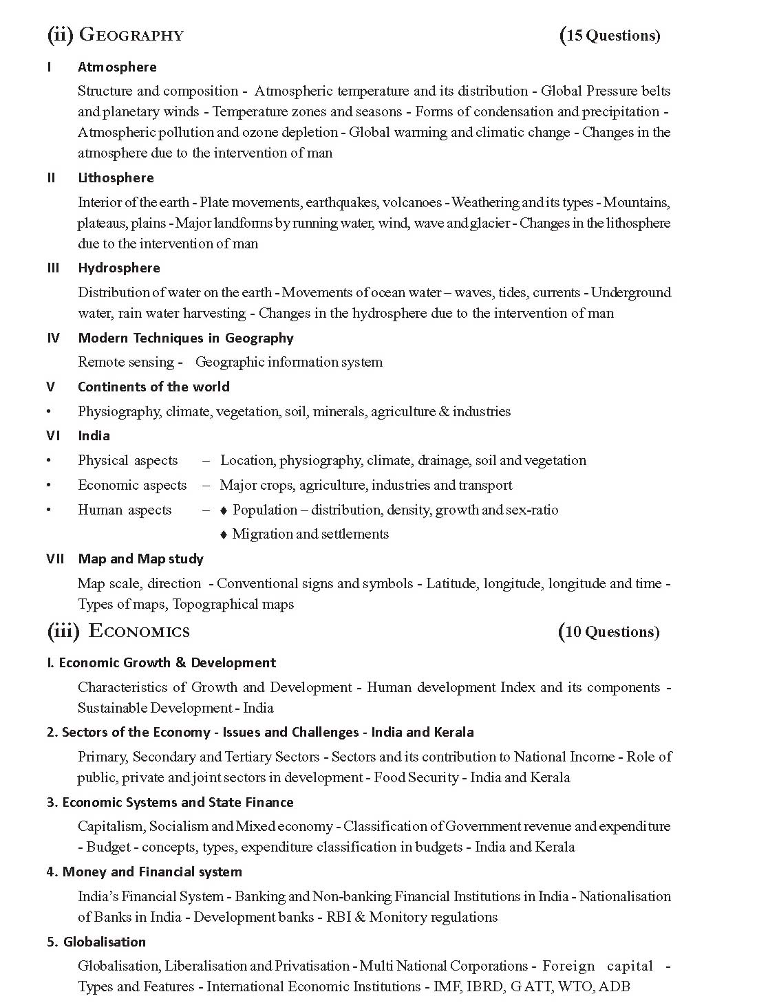 KTET Exam Syllabus for Category III Paper III Examination of The Year 2012 23