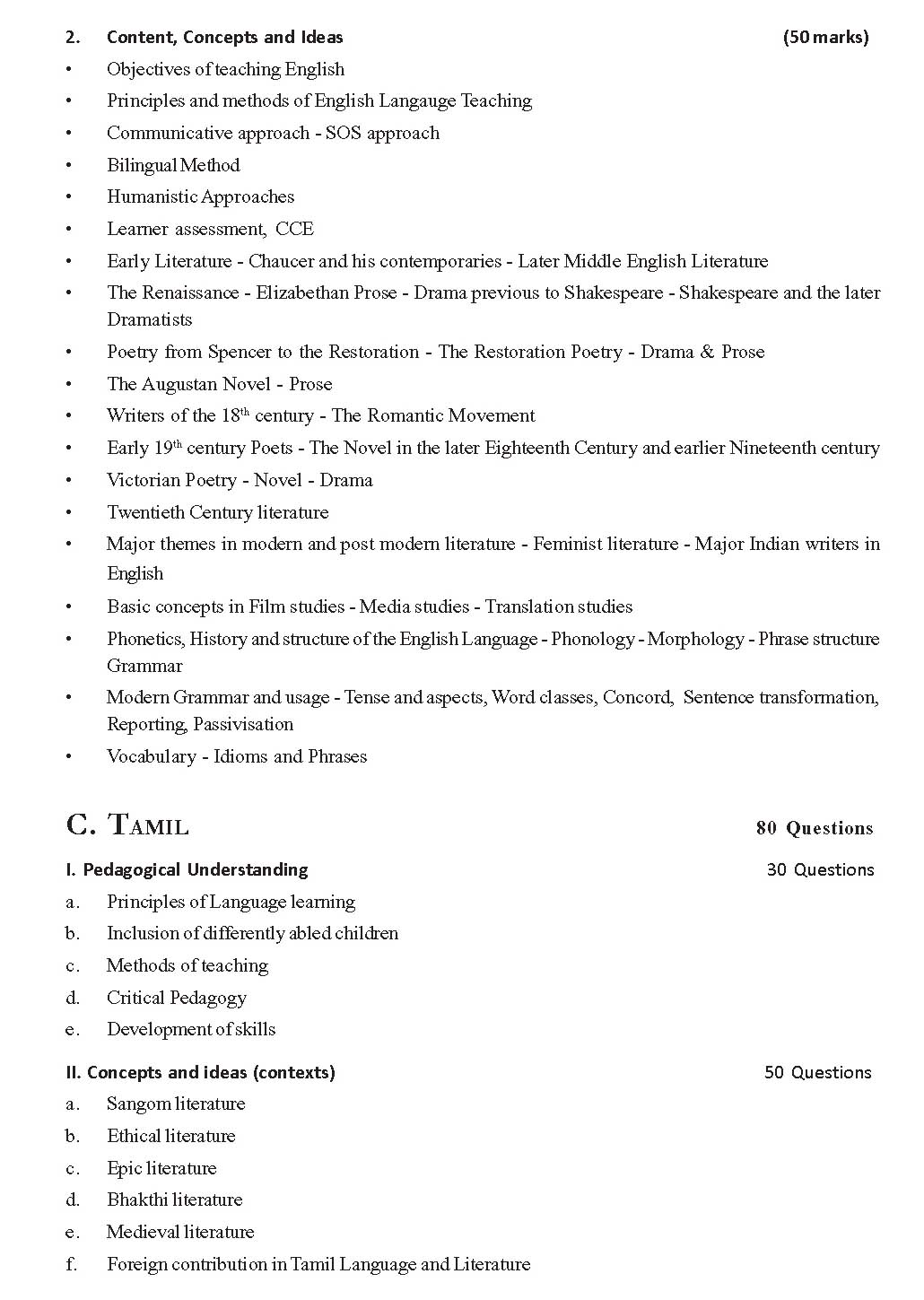 KTET Exam Syllabus for Category III Paper III Examination of The Year 2012 6