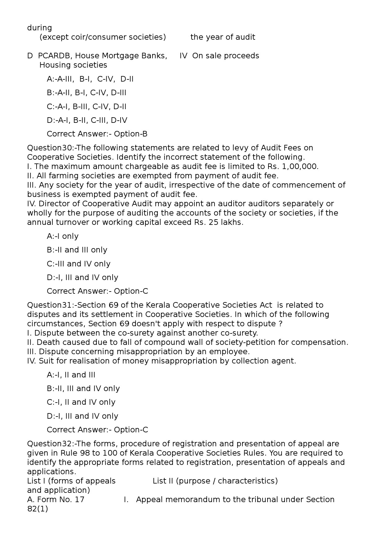 KPSC Lower Division Clerk Exam 2024 Code 872024OL 9