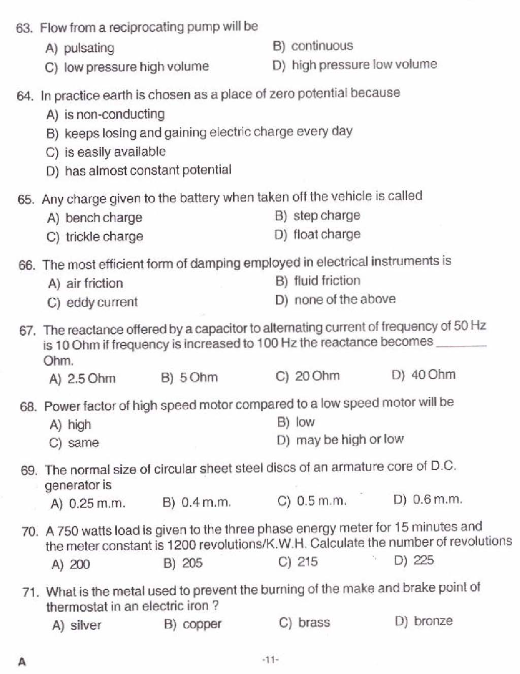 KPSC Lineman Exam 2016 Code 552016 9