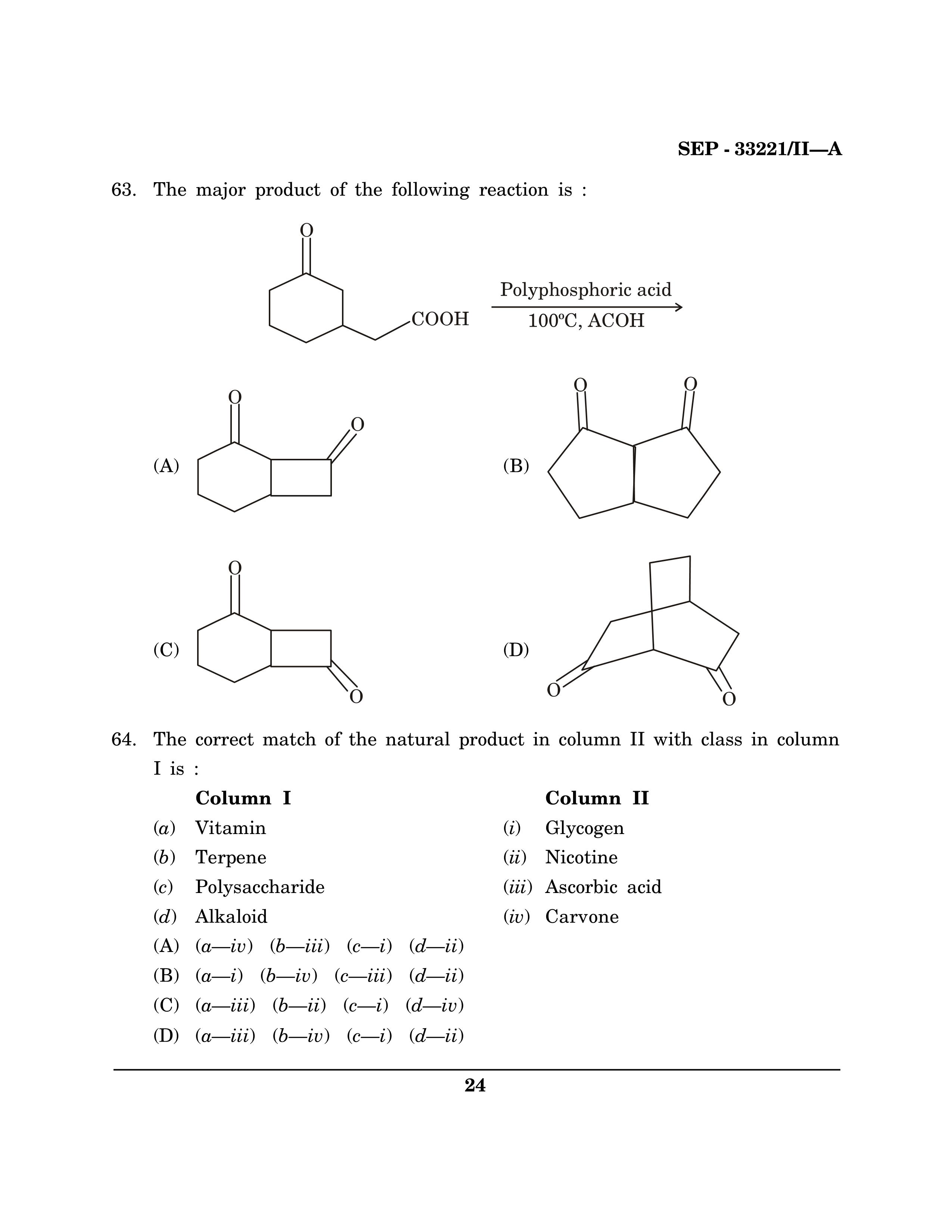 Maharashtra SET Chemical Sciences Exam Question Paper September 2021 23