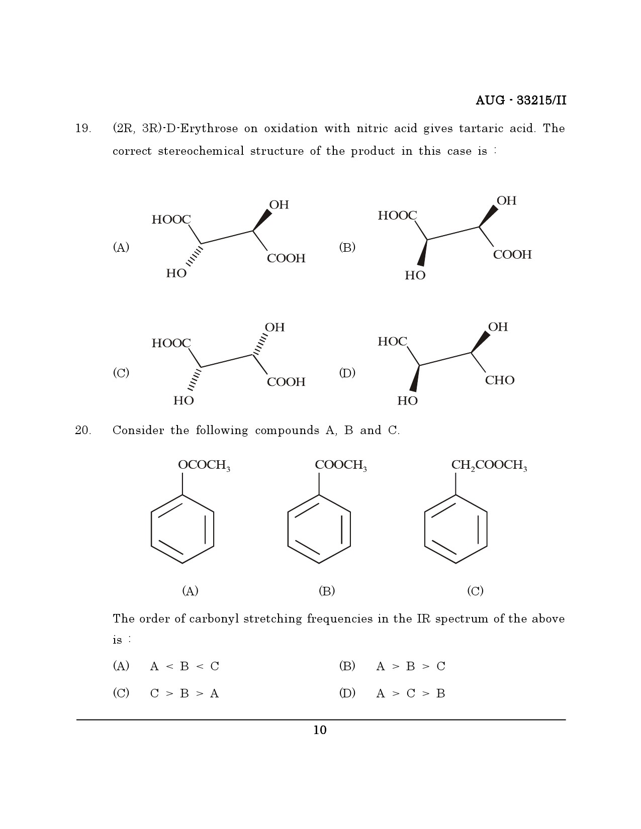 Maharashtra SET Chemical Sciences Question Paper II August 2015 9