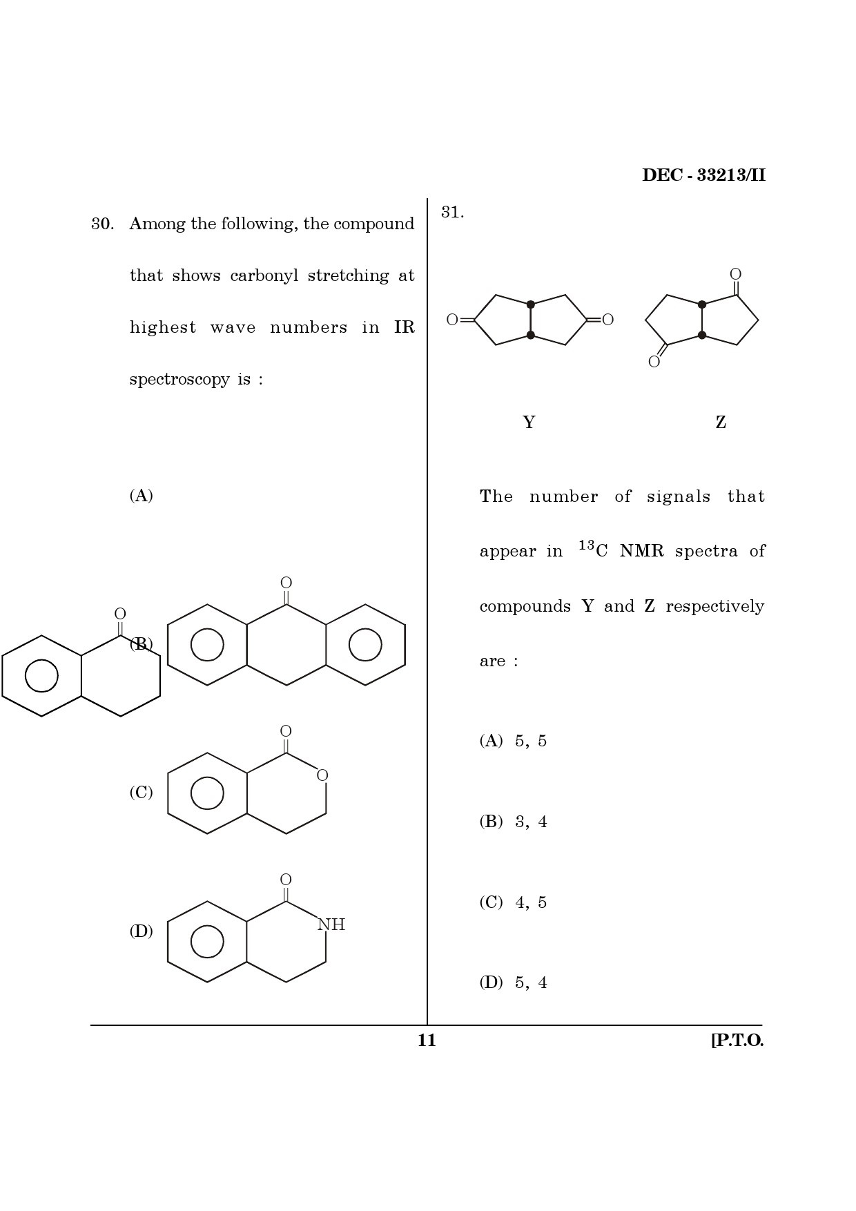 Maharashtra SET Chemical Sciences Question Paper II December 2013 10