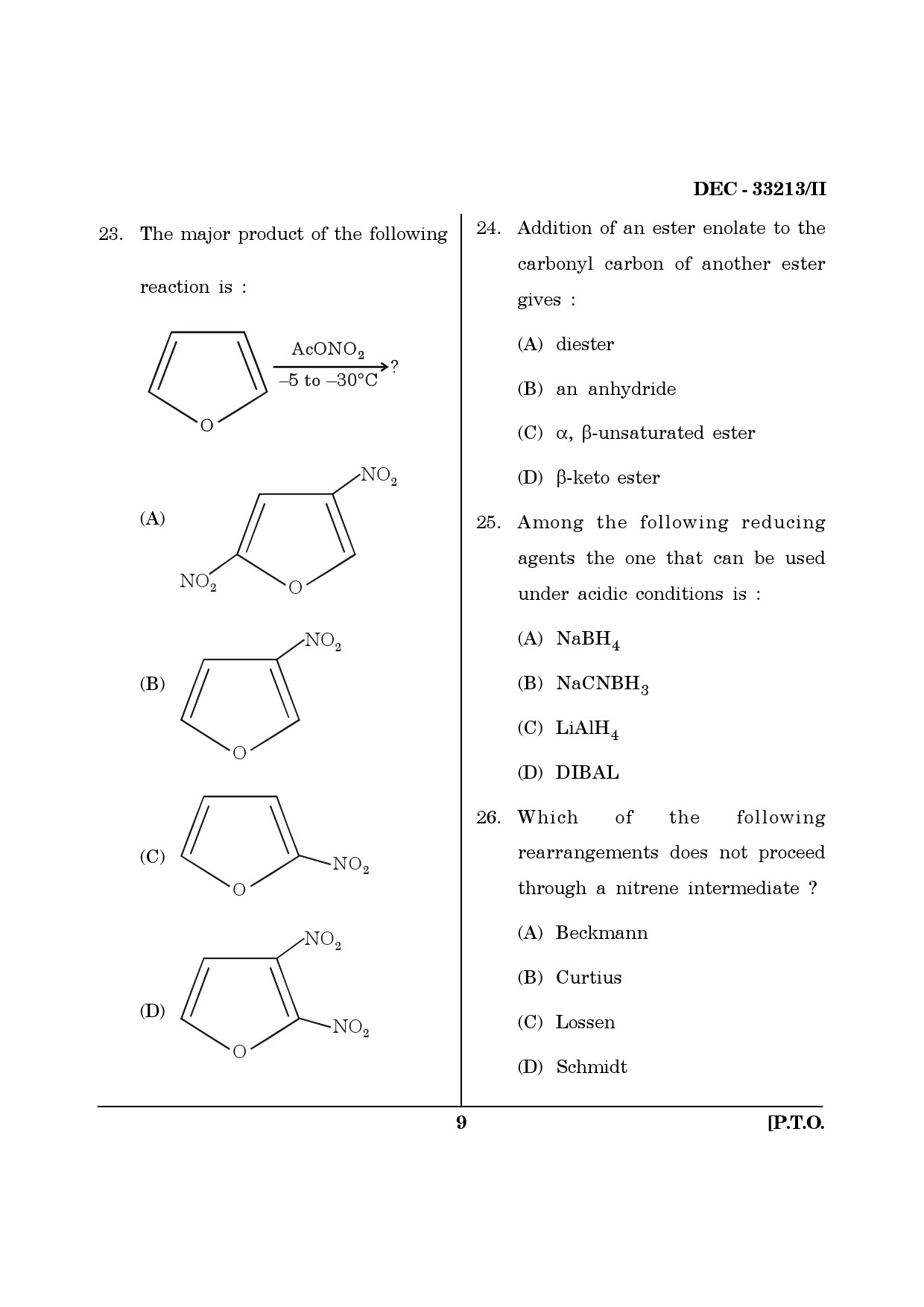 Maharashtra SET Chemical Sciences Question Paper II December 2013 8