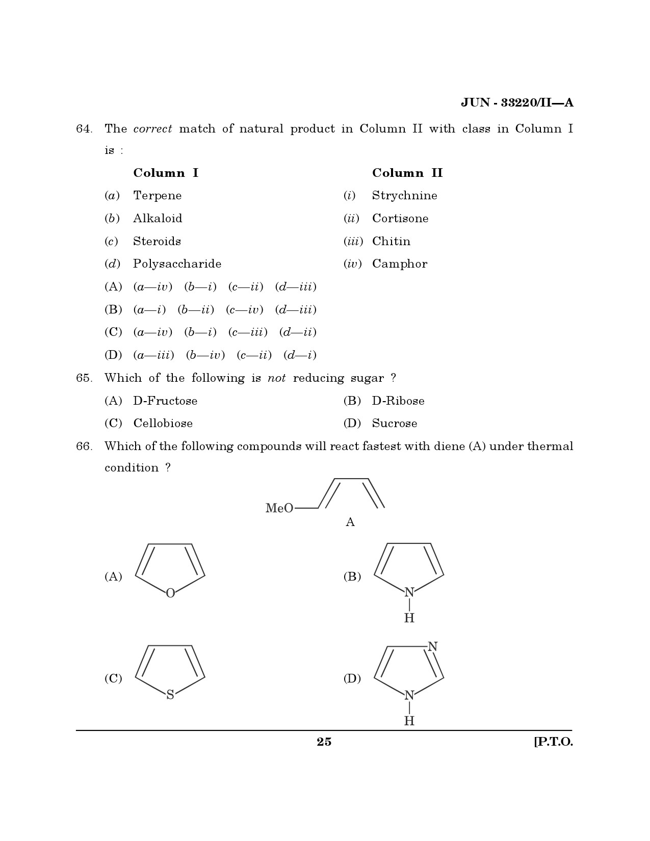 Maharashtra SET Chemical Sciences Question Paper II June 2020 24