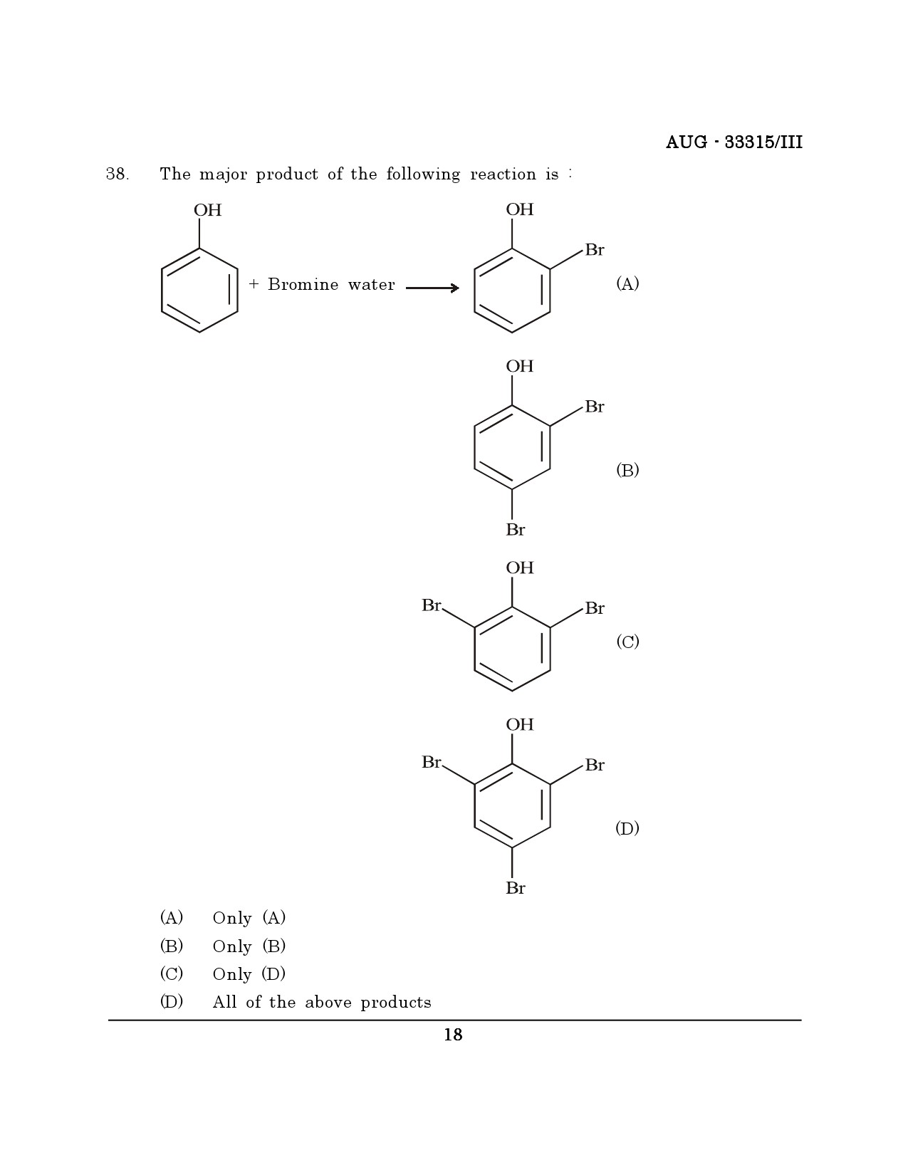 Maharashtra SET Chemical Sciences Question Paper III August 2015 17