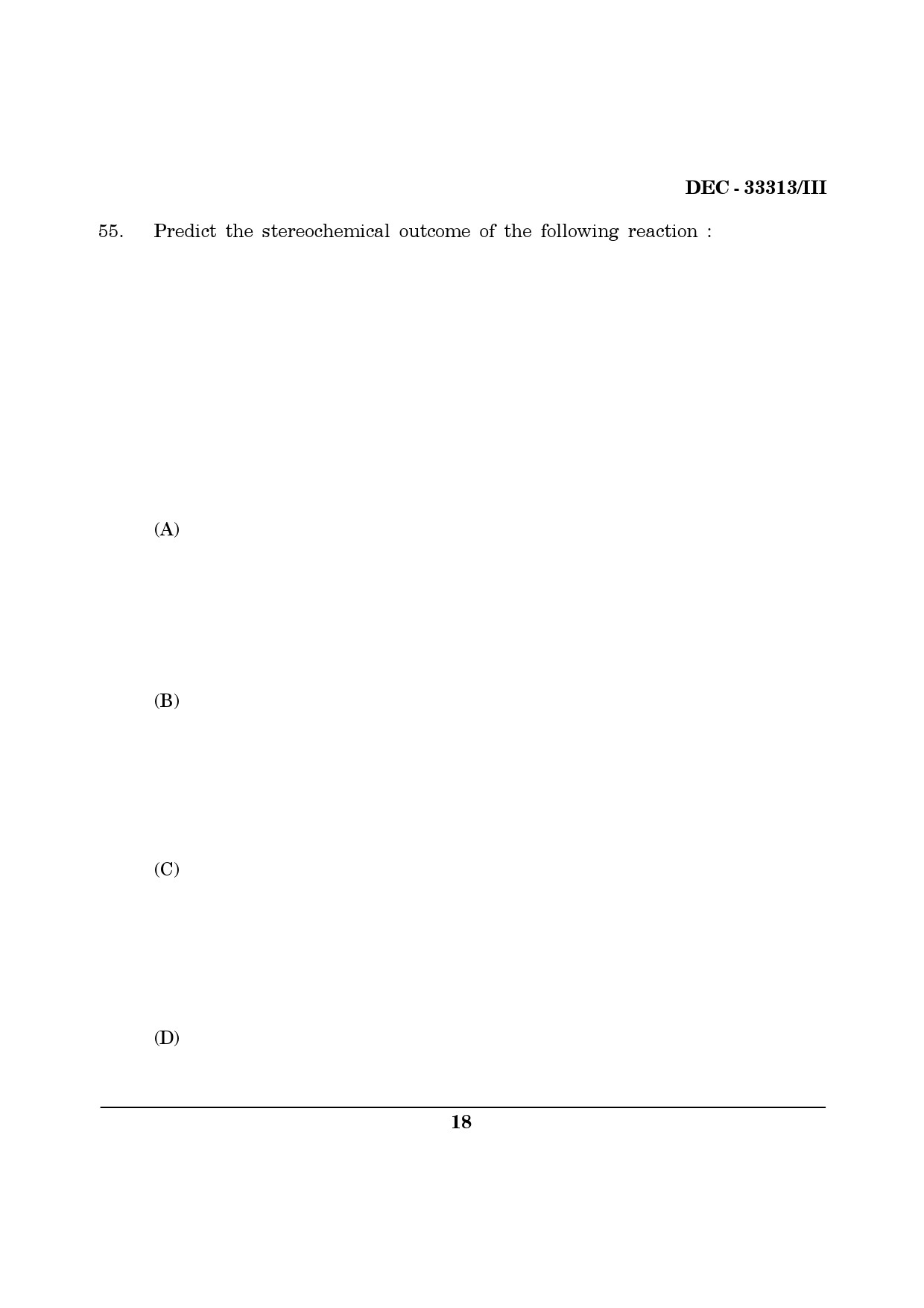 Maharashtra SET Chemical Sciences Question Paper III December 2013 17