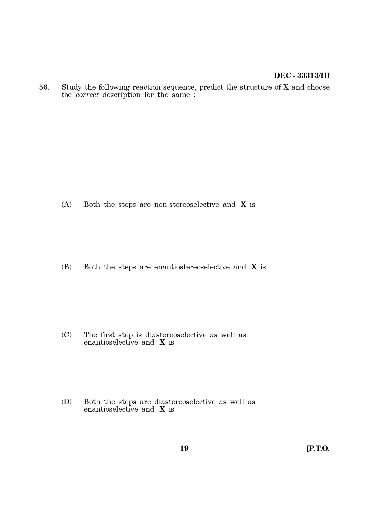 Maharashtra SET Chemical Sciences Question Paper III December 2013 18