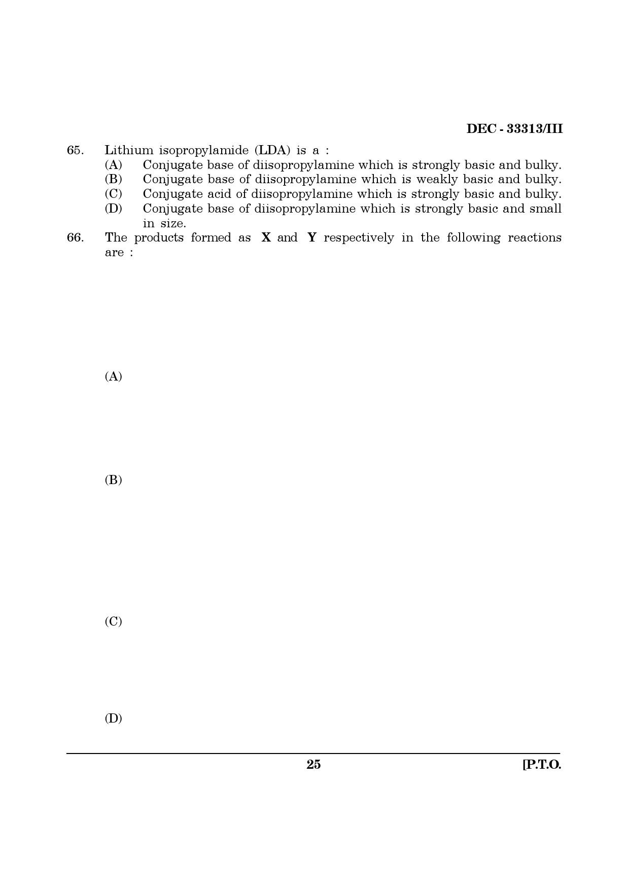 Maharashtra SET Chemical Sciences Question Paper III December 2013 24