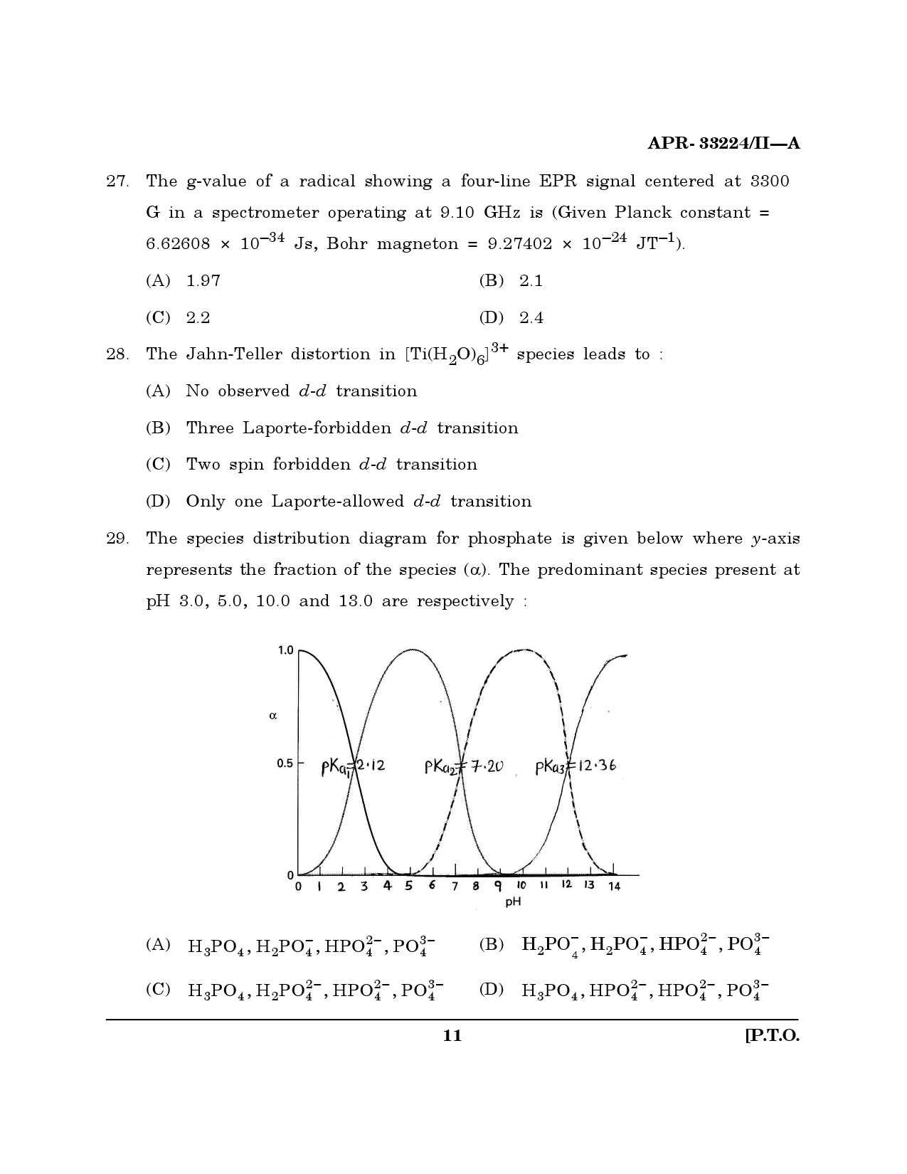 MH SET Chemical Sciences Question Paper II April 2024 10