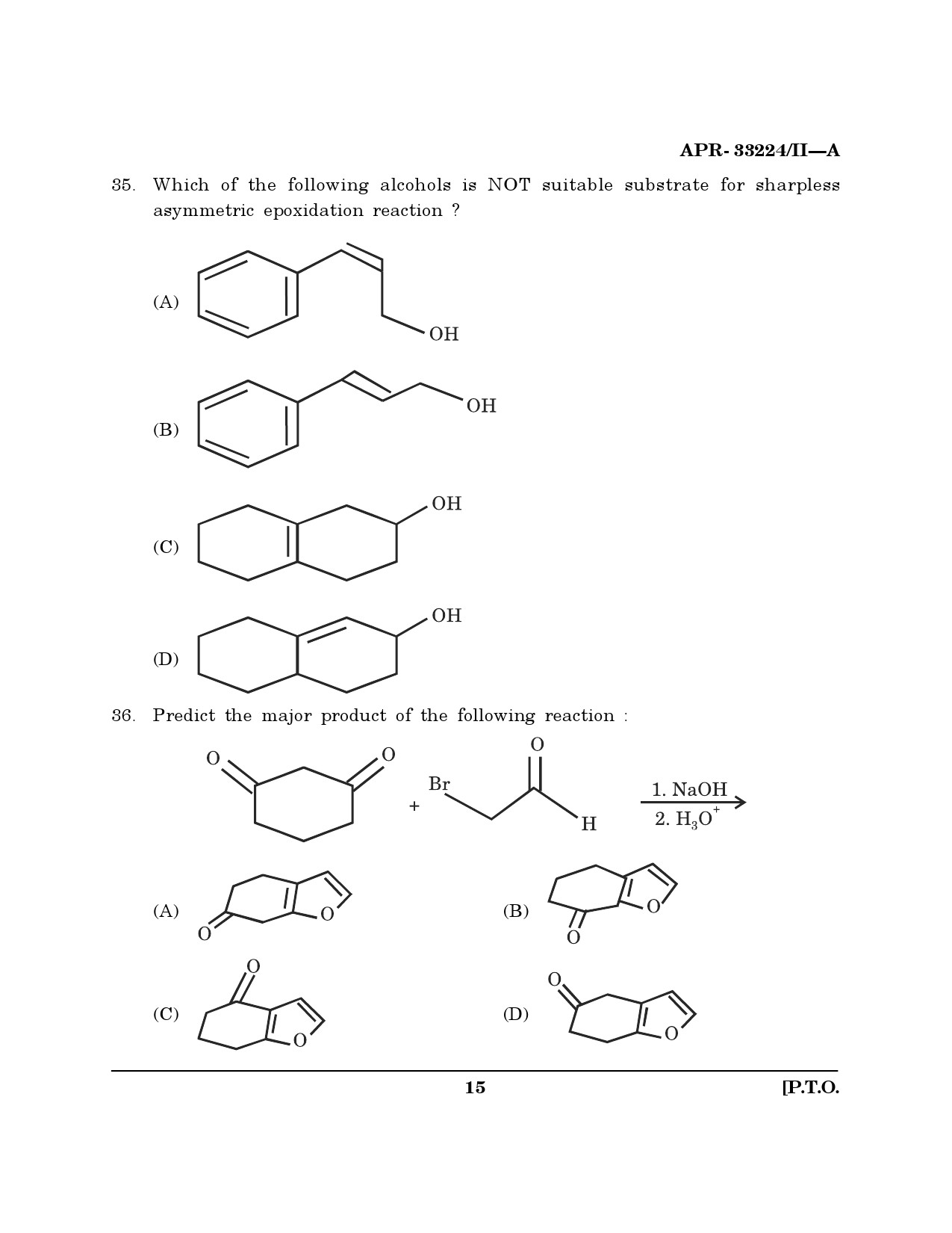 MH SET Chemical Sciences Question Paper II April 2024 14