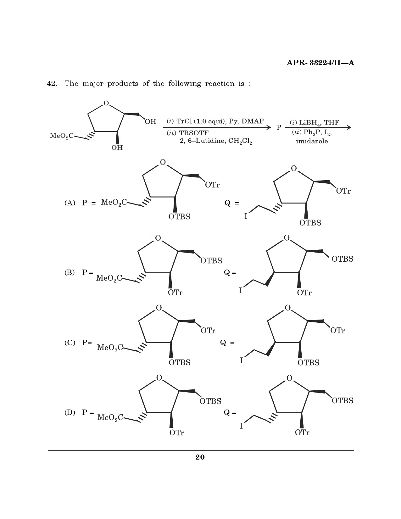 MH SET Chemical Sciences Question Paper II April 2024 19