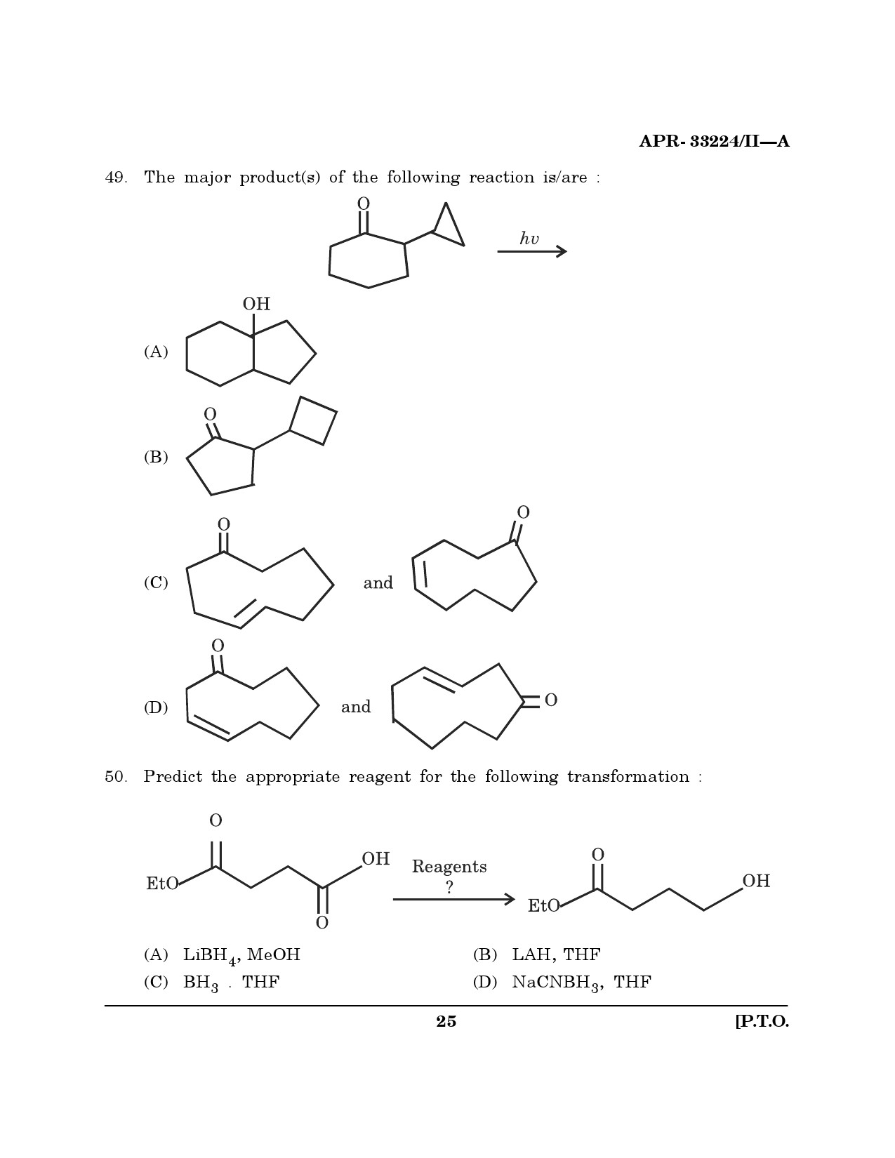 MH SET Chemical Sciences Question Paper II April 2024 24