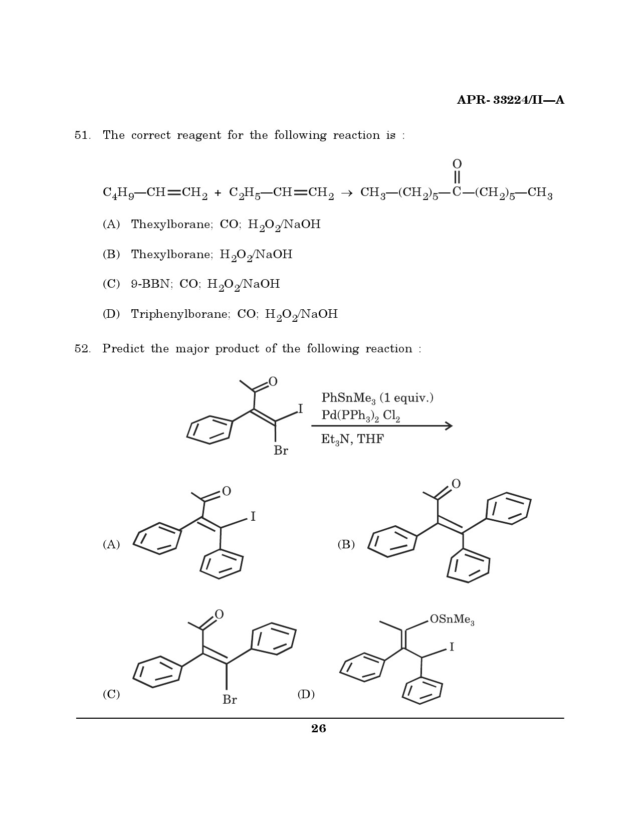 MH SET Chemical Sciences Question Paper II April 2024 25