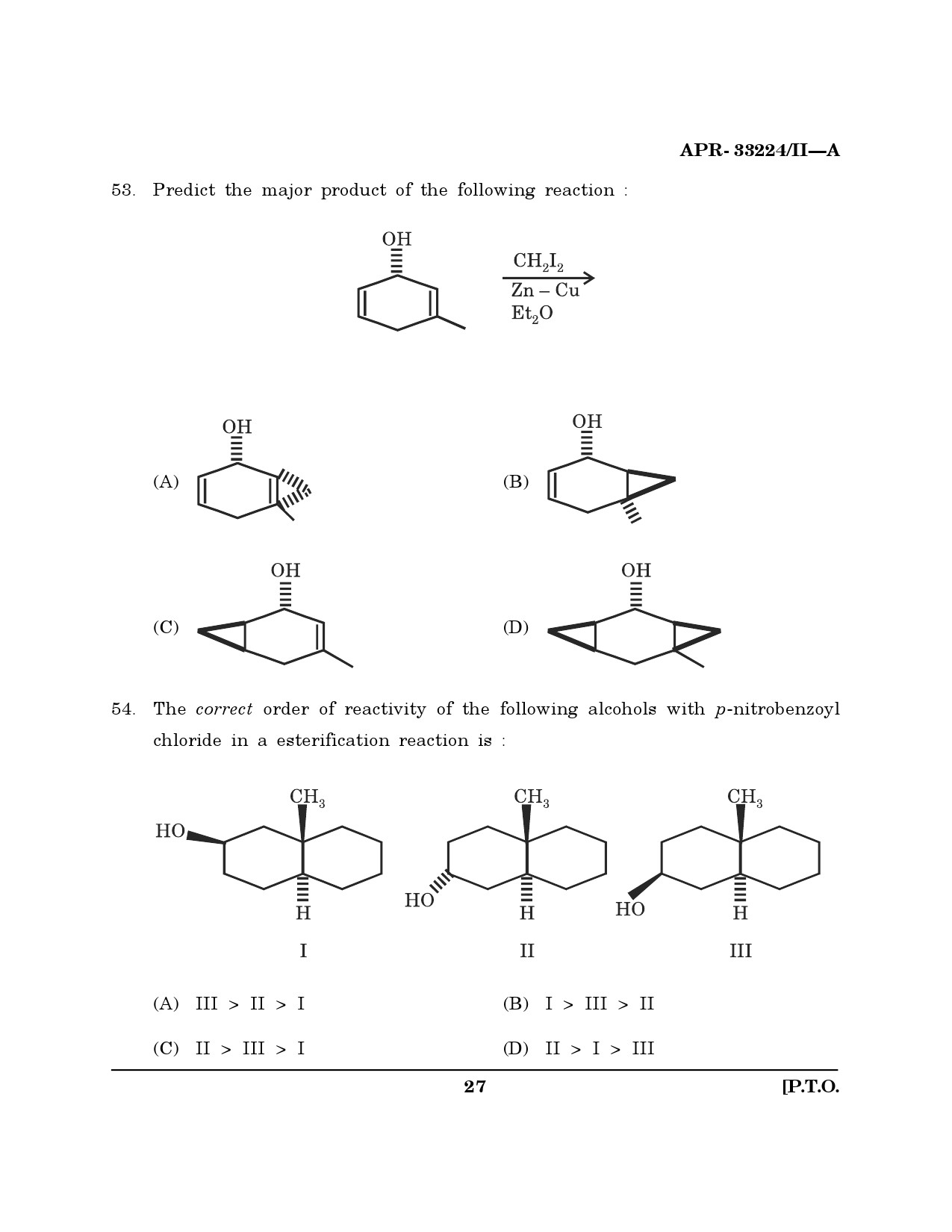 MH SET Chemical Sciences Question Paper II April 2024 26