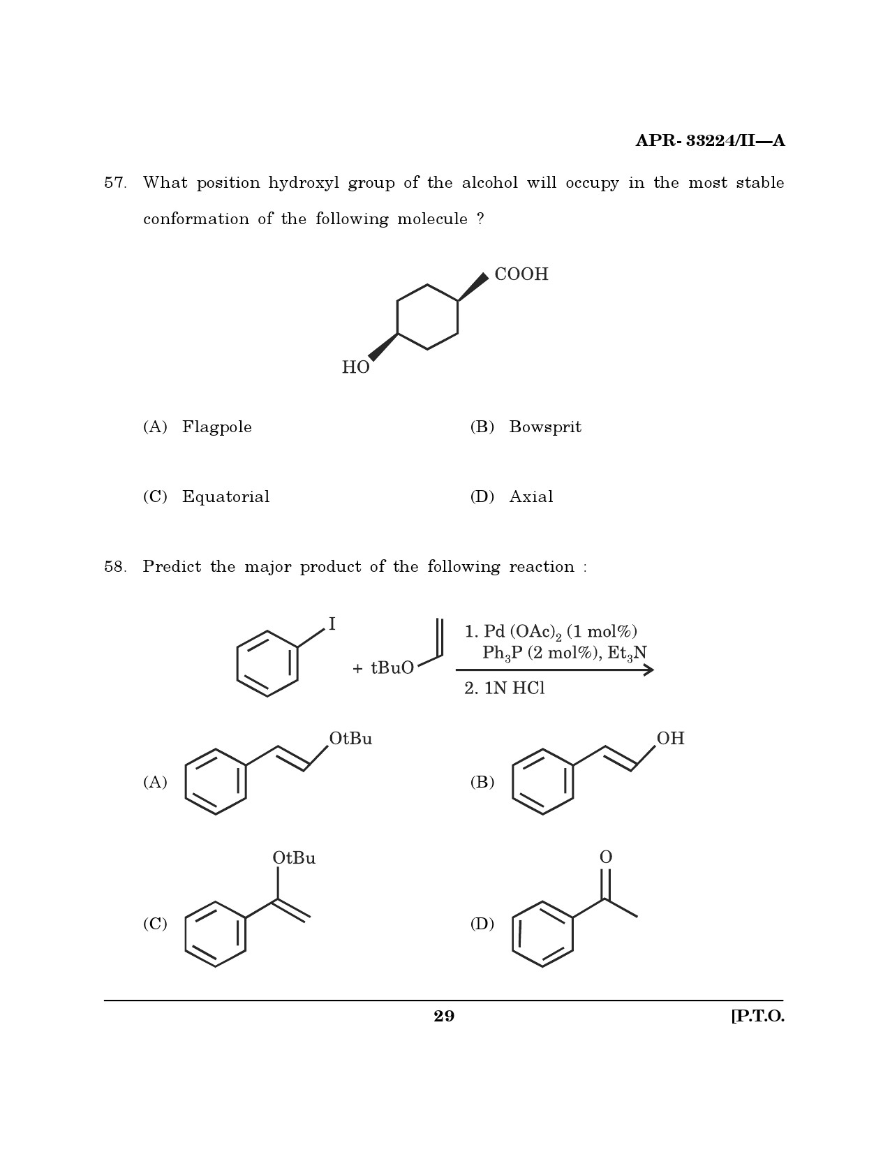 MH SET Chemical Sciences Question Paper II April 2024 28