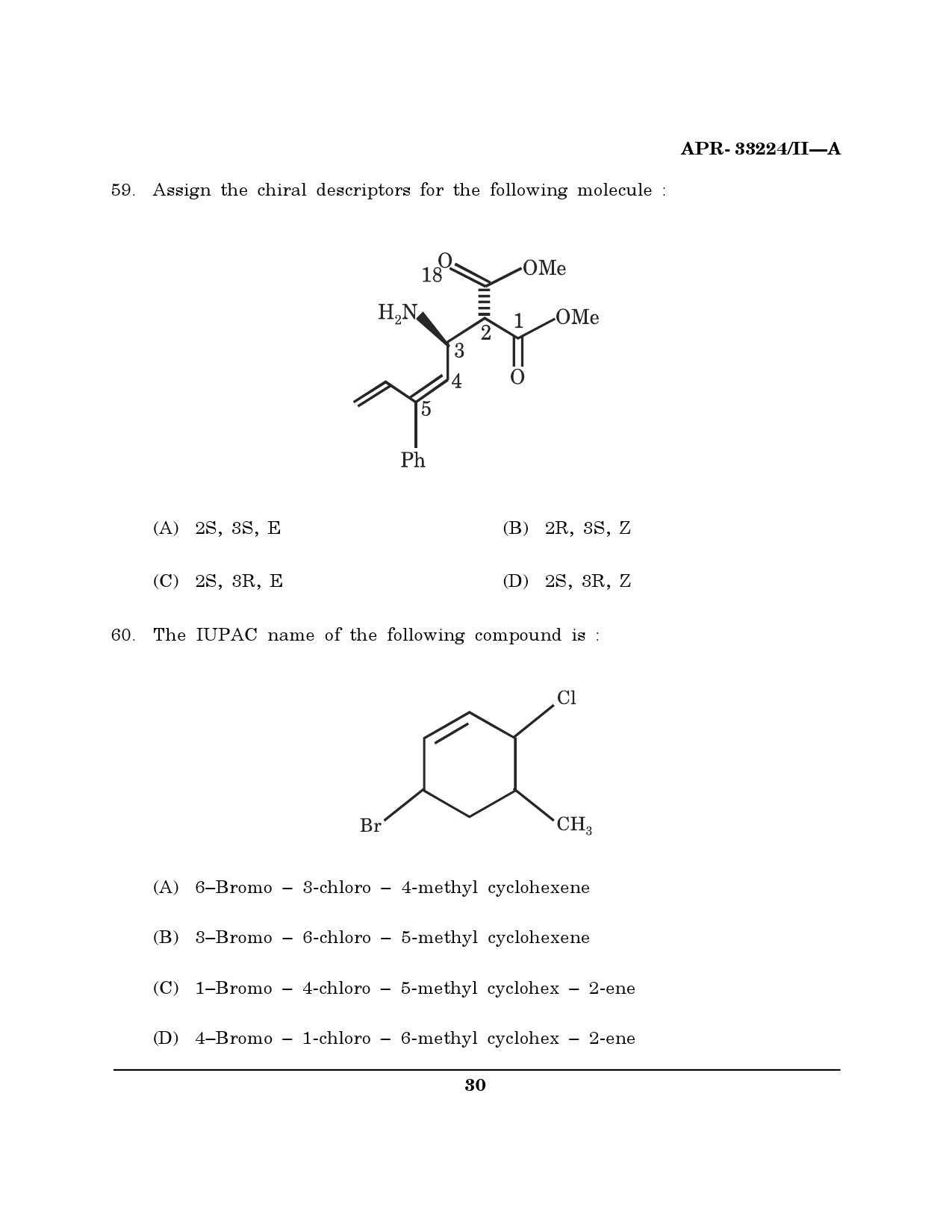 MH SET Chemical Sciences Question Paper II April 2024 29