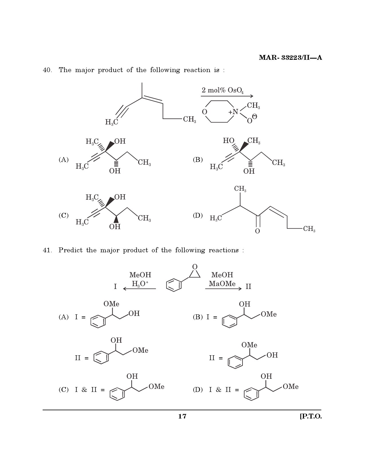 MH SET Chemical Sciences Question Paper II March 2023 16