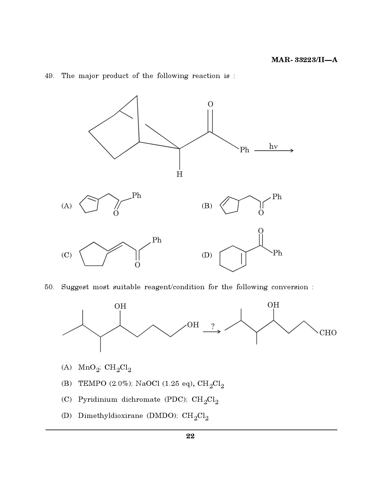 MH SET Chemical Sciences Question Paper II March 2023 21