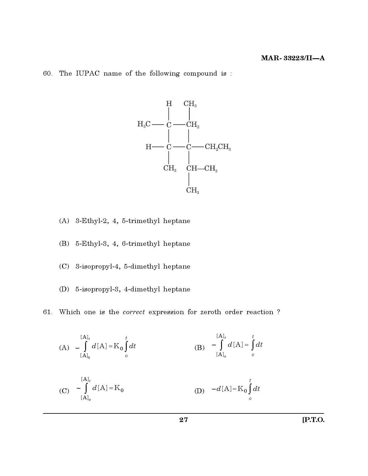 MH SET Chemical Sciences Question Paper II March 2023 26