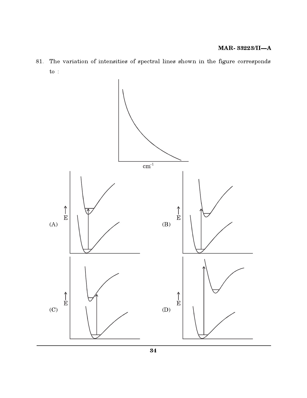 MH SET Chemical Sciences Question Paper II March 2023 33