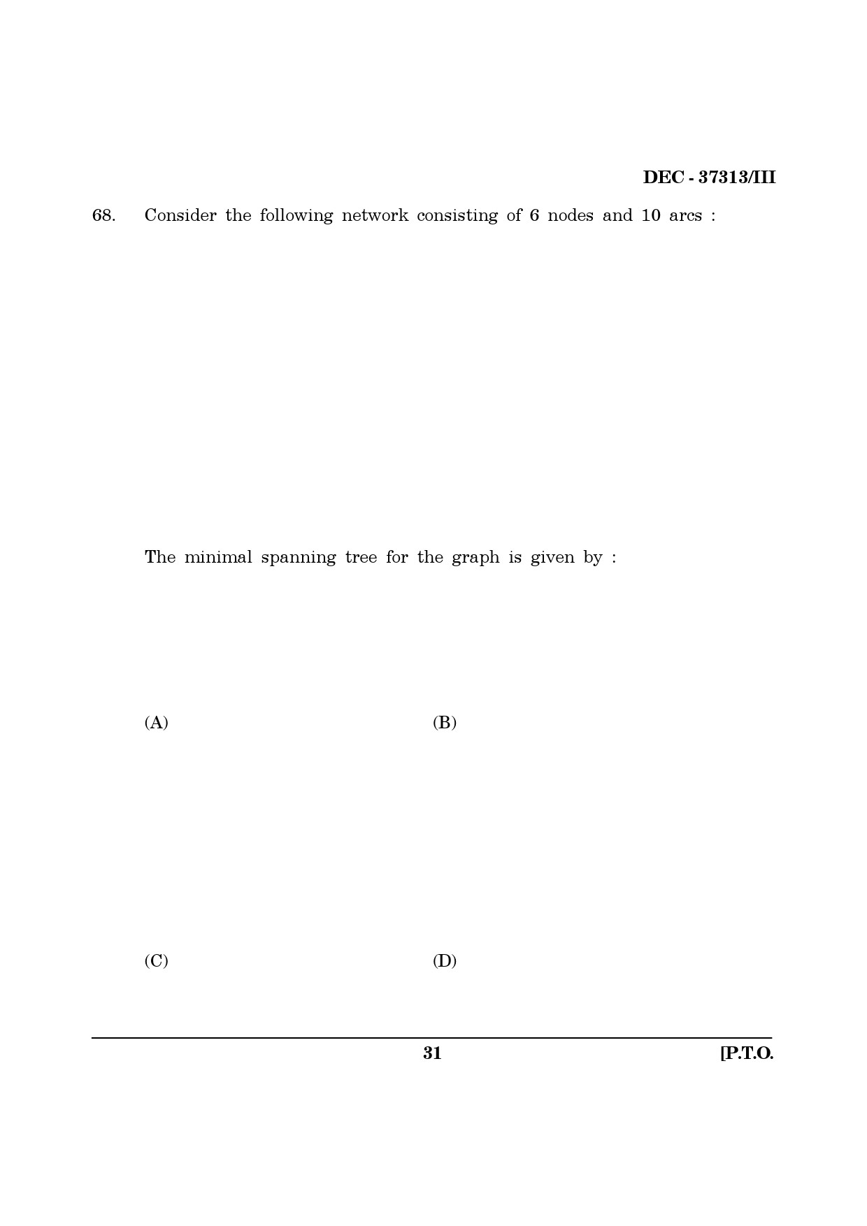 Maharashtra SET Computer Science and Application Question Paper III December 2013 30