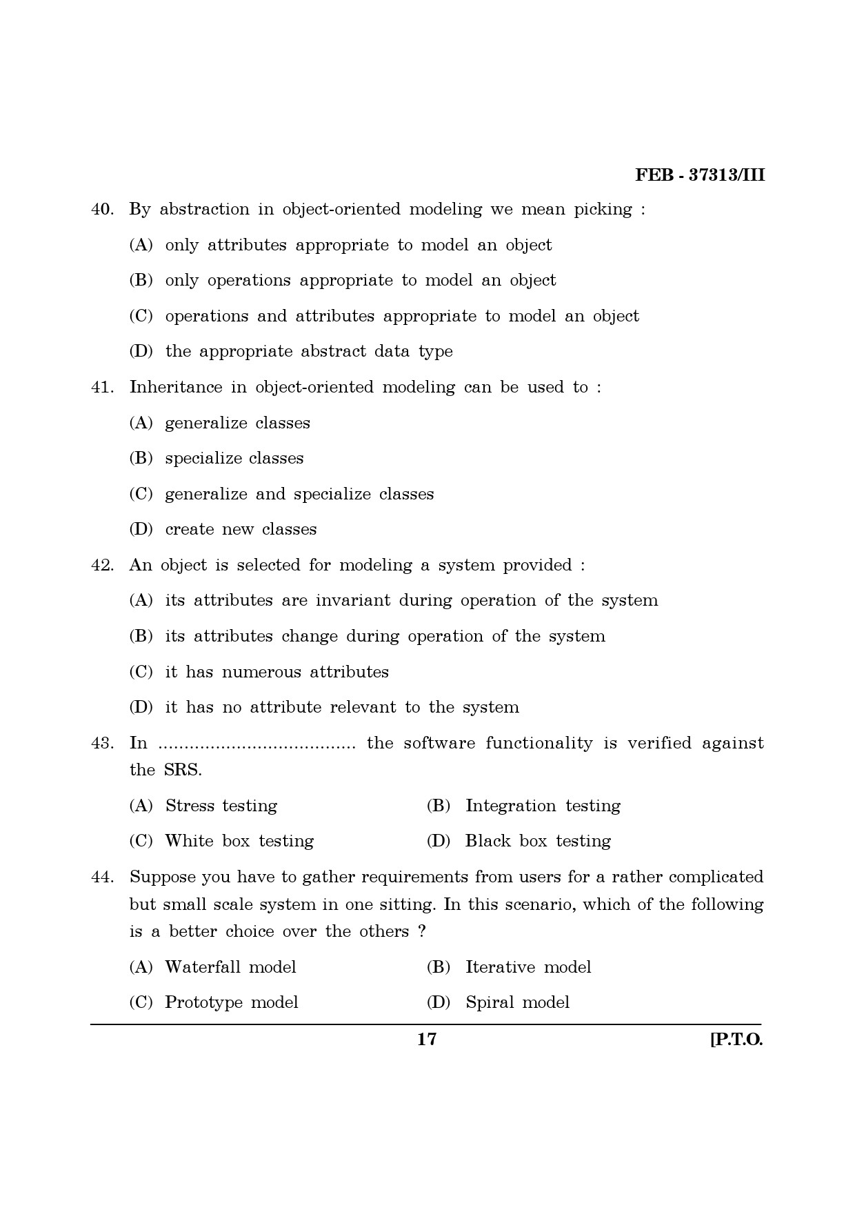 Maharashtra SET Computer Science and Application Question Paper III February 2013 17