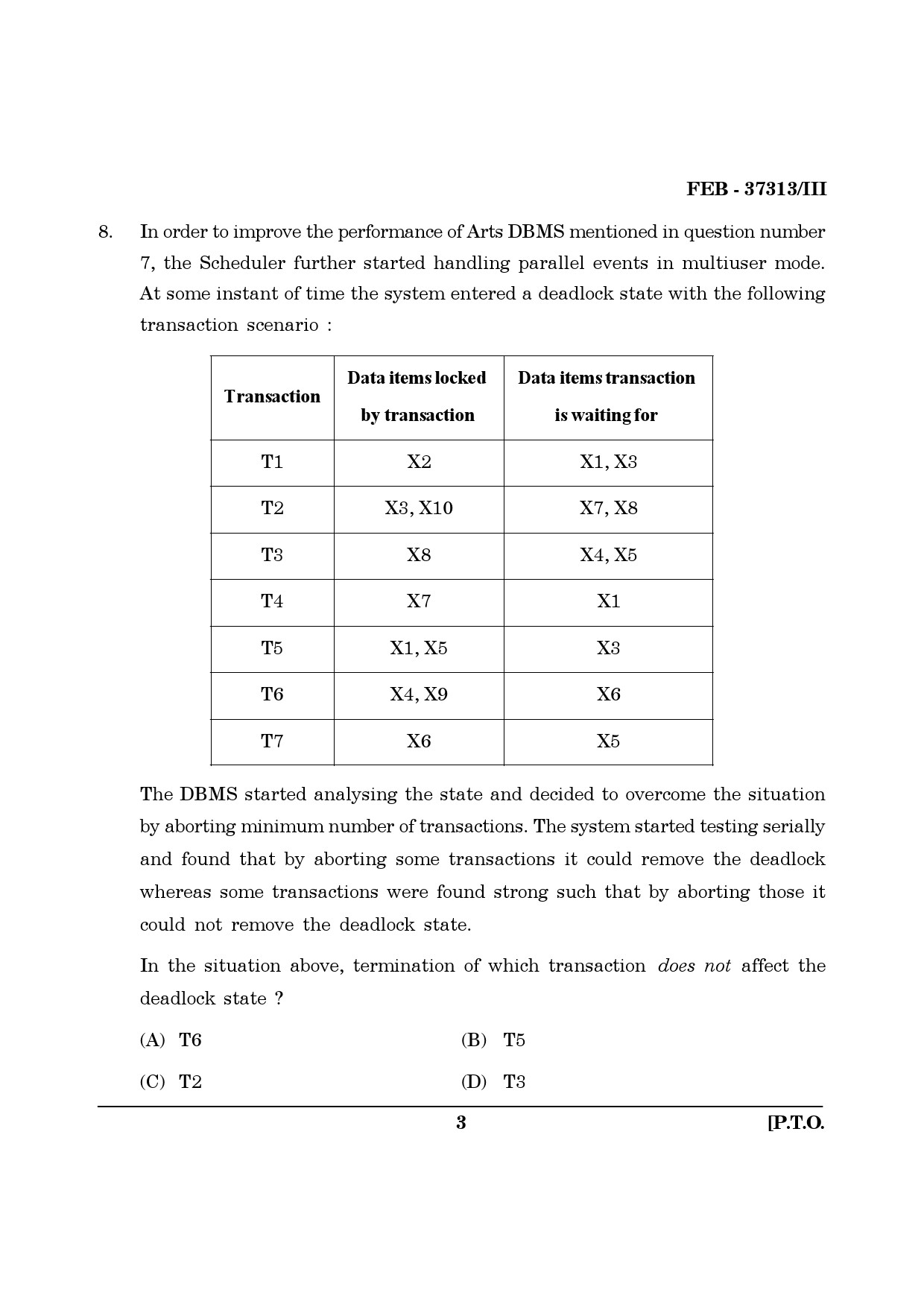 Maharashtra SET Computer Science and Application Question Paper III February 2013 3