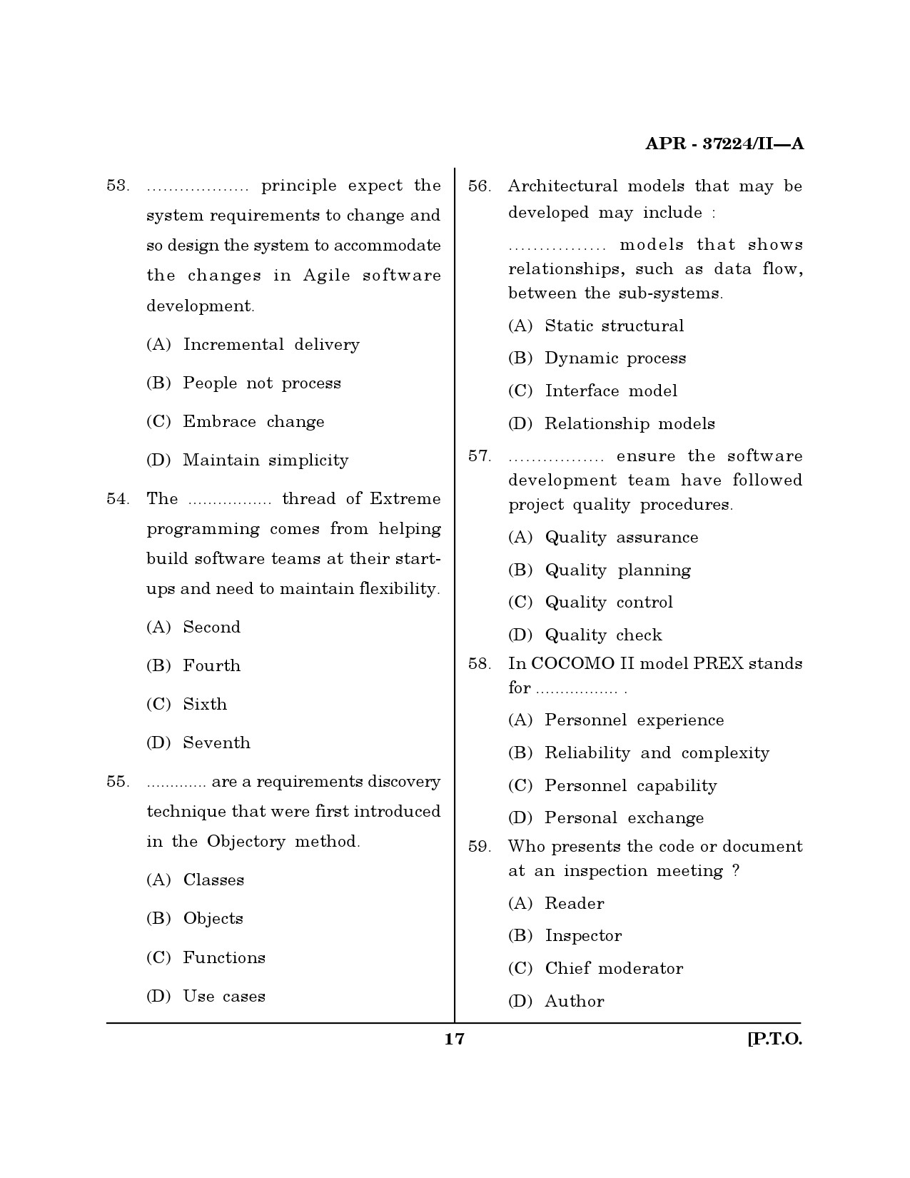 MH SET Computer Science and Application Question Paper II April 2024 16