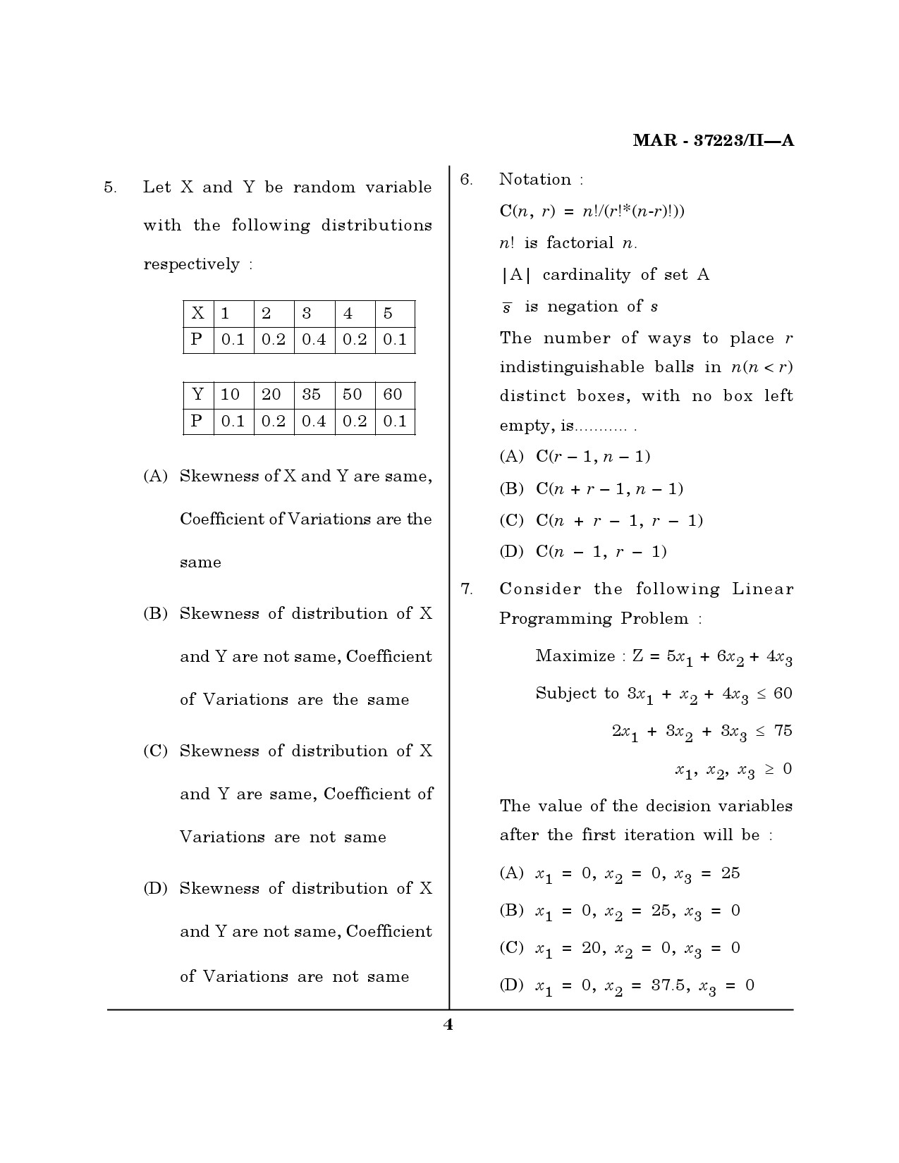 MH SET Computer Science and Application Question Paper II March 2023 3