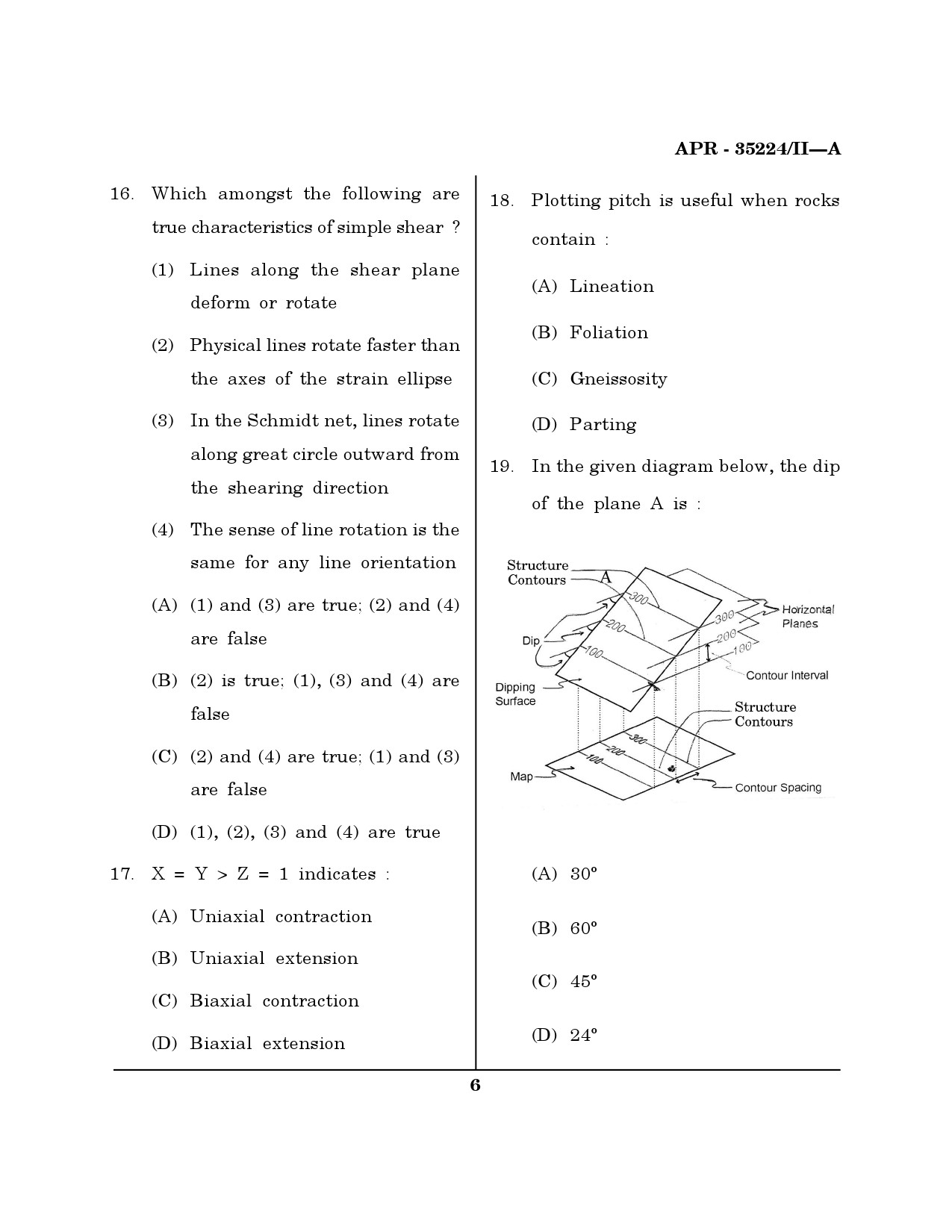 MH SET Earth Science Question Paper II April 2024 5