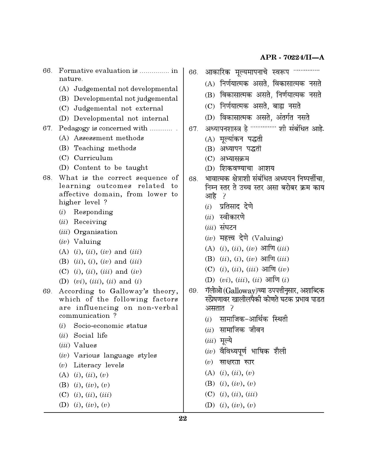 MH SET Education Question Paper II April 2024 21