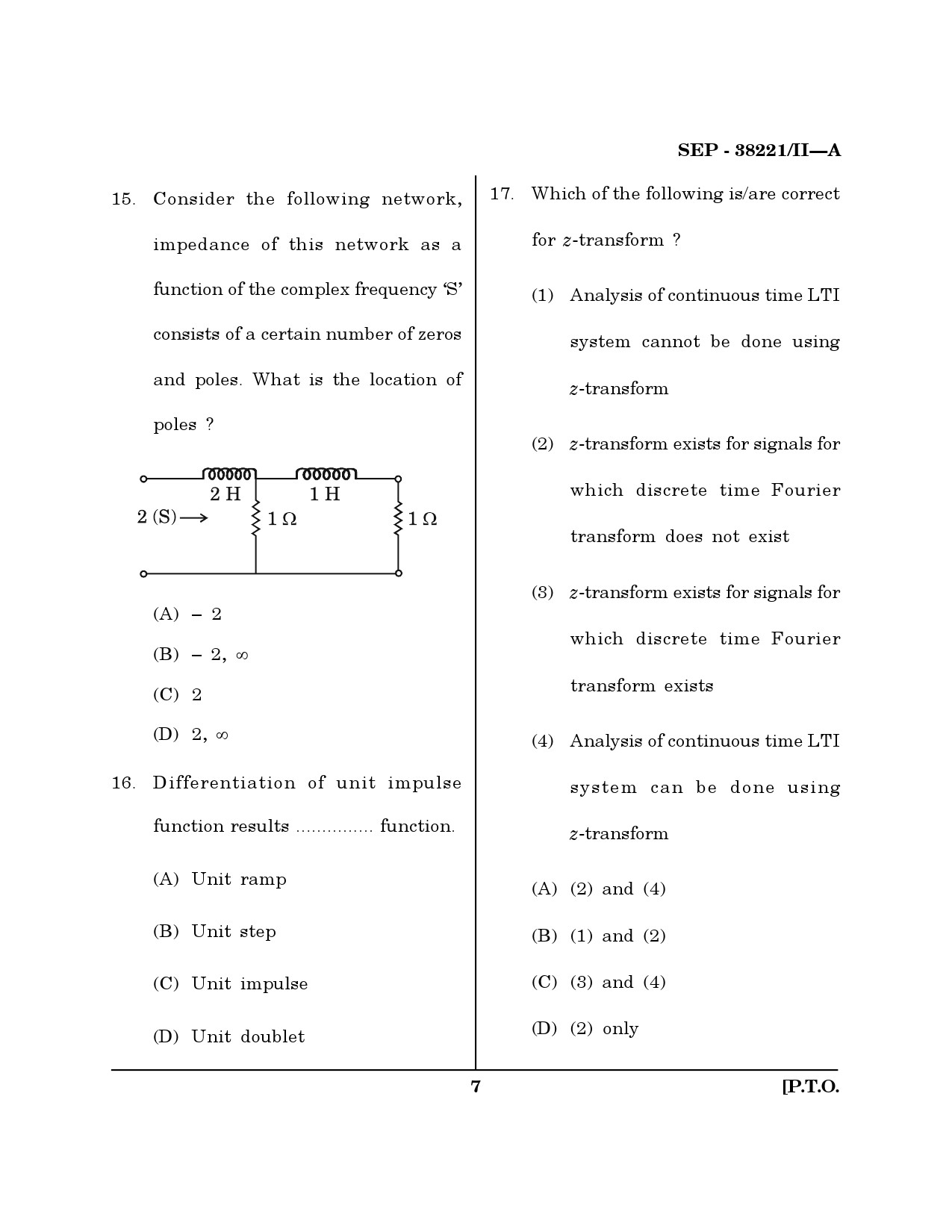 Maharashtra SET Electronics Science Exam Question Paper September 2021 6
