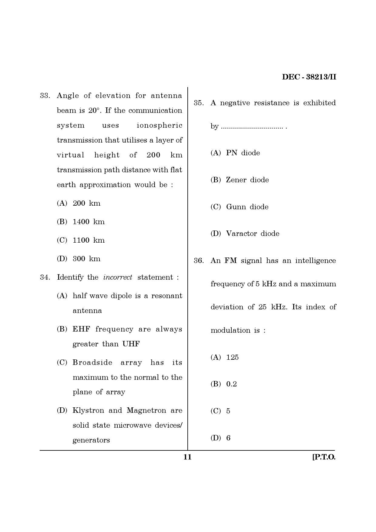 Maharashtra SET Electronics Science Question Paper II December 2013 10