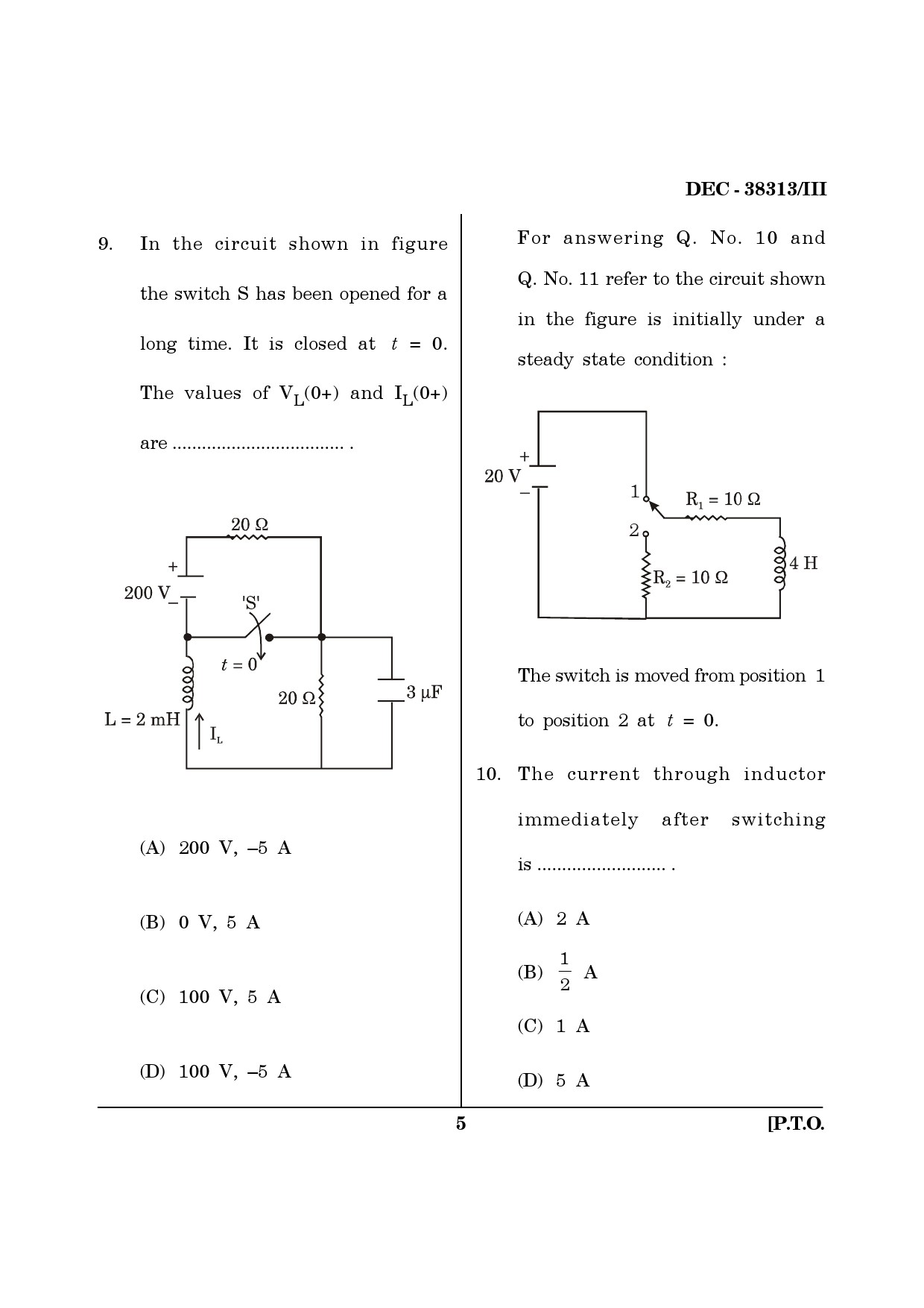 Maharashtra SET Electronics Science Question Paper III December 2013 4