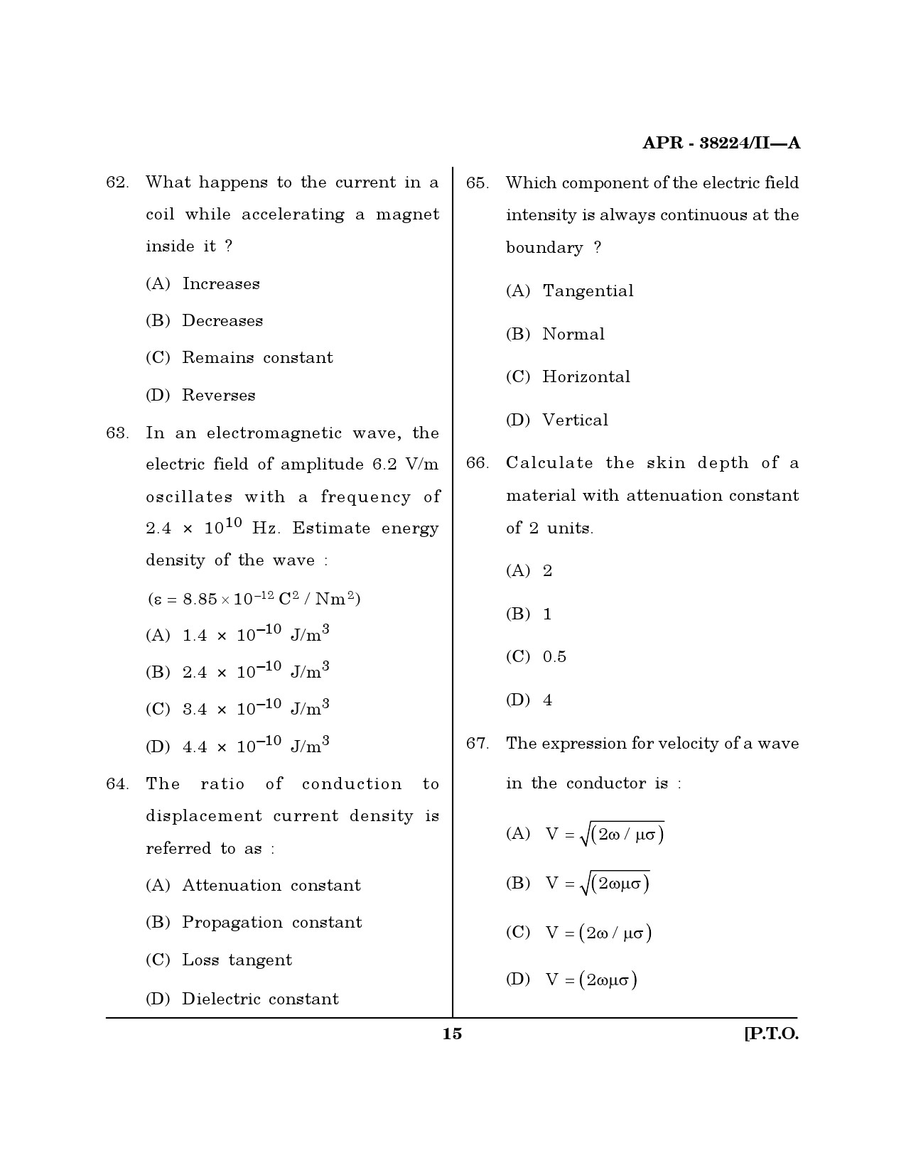 MH SET Electronics Science Question Paper II April 2024 14