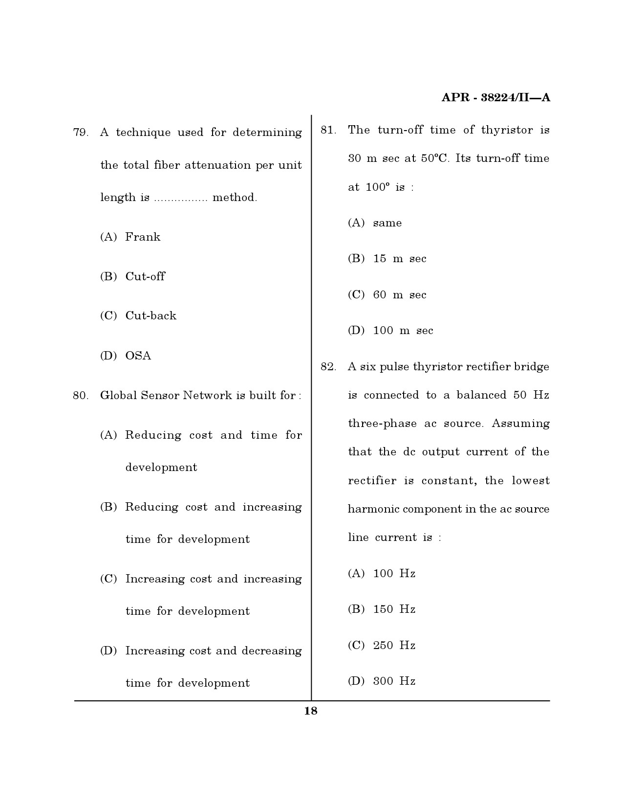 MH SET Electronics Science Question Paper II April 2024 17