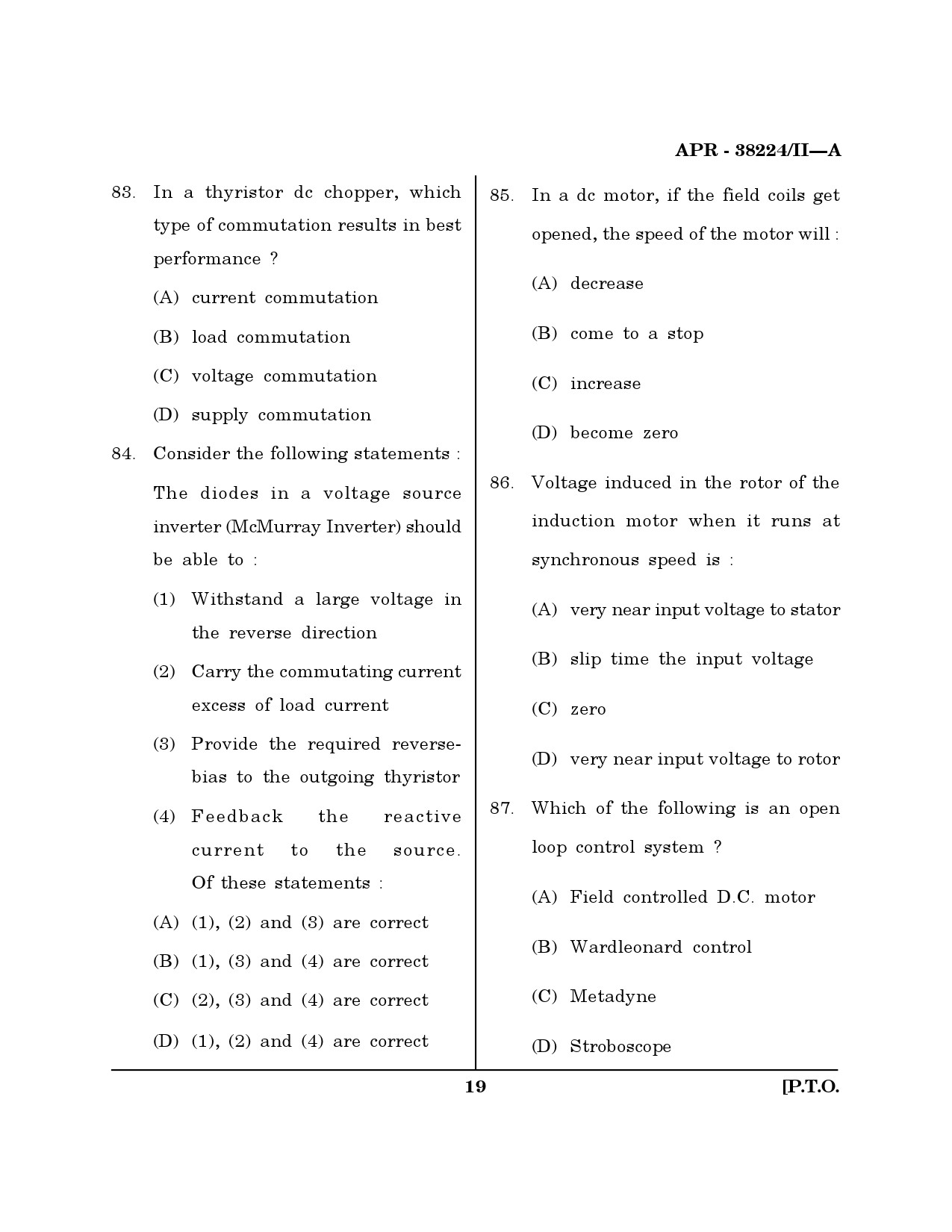 MH SET Electronics Science Question Paper II April 2024 18