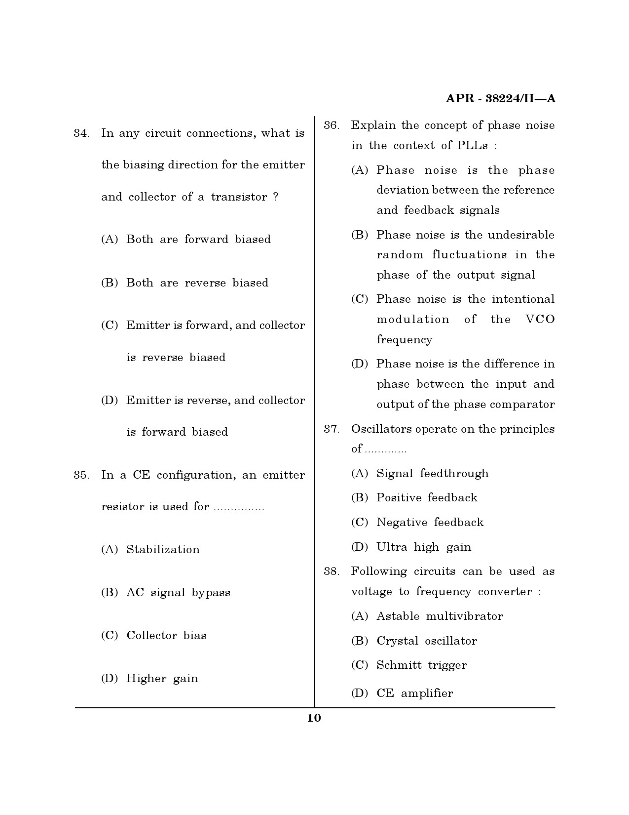 MH SET Electronics Science Question Paper II April 2024 9