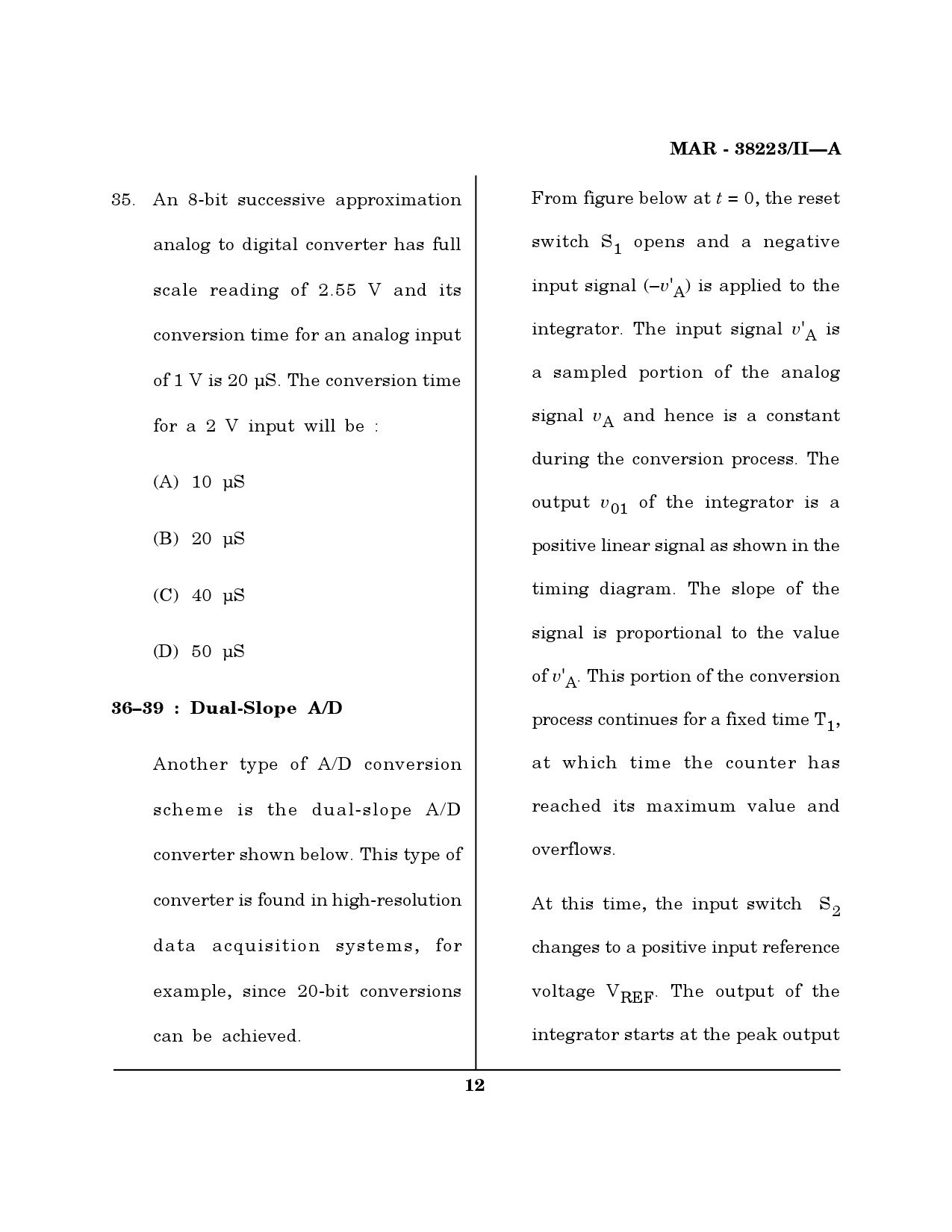 MH SET Electronics Science Question Paper II March 2023 11